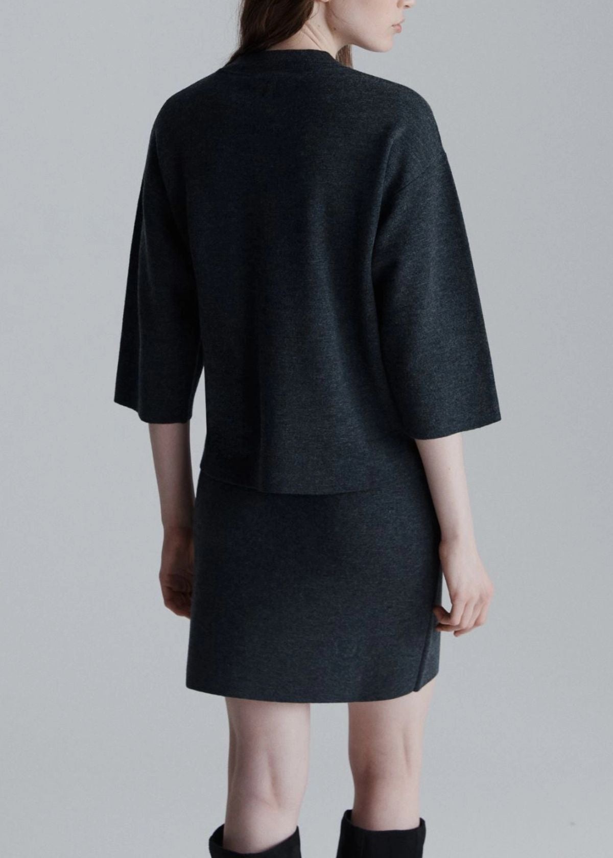 MARELLA Camera Wool Sweater - Dark Grey