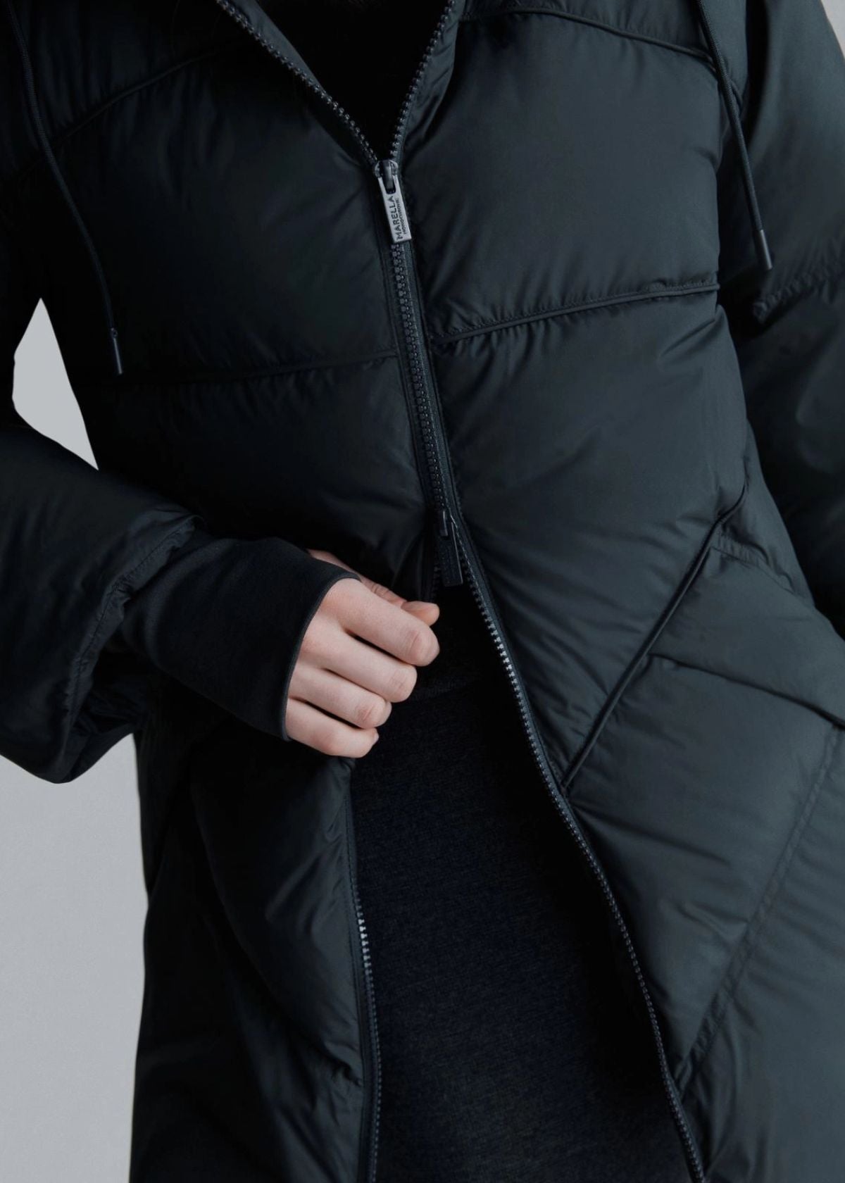 MARELLA Nereide Water Proof Down Jacket - Dark Grey
