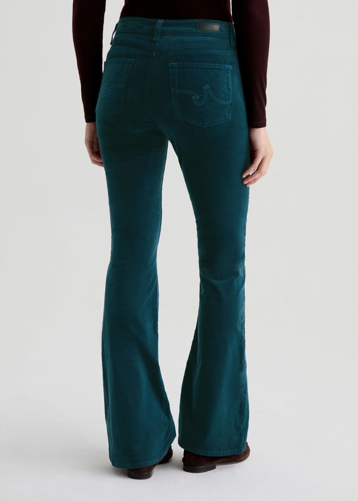 AG Farrah Bootcut Velvet Jean - Deep Lagoon