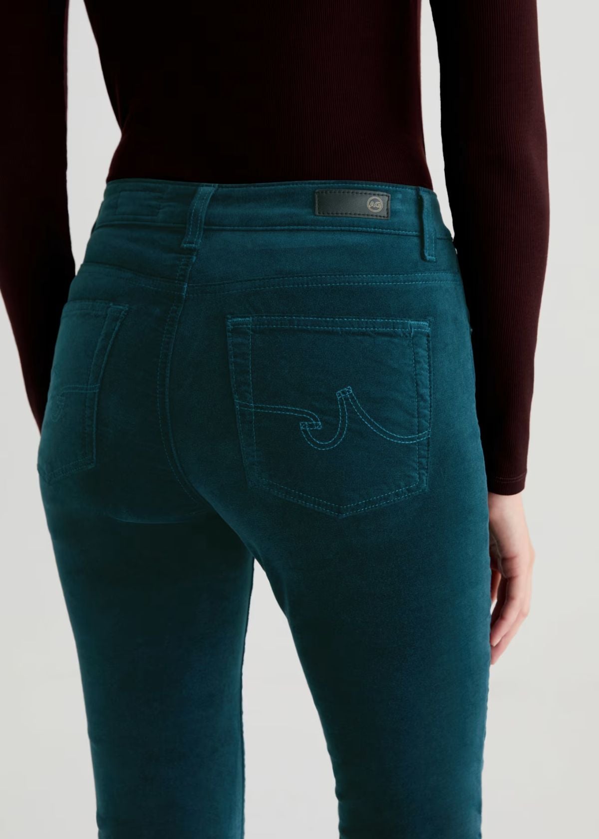 AG Farrah Bootcut Velvet Jean - Deep Lagoon