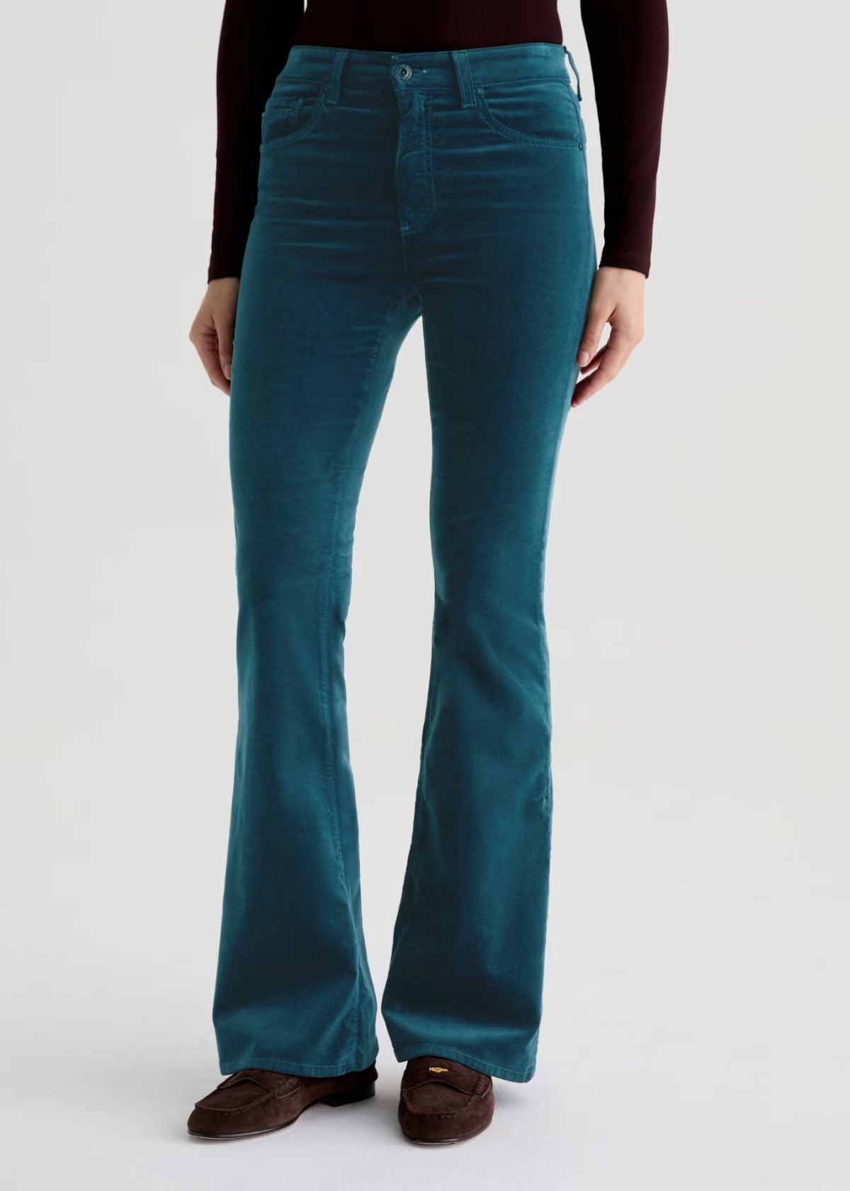 AG Farrah Bootcut Velvet Jean - Deep Lagoon