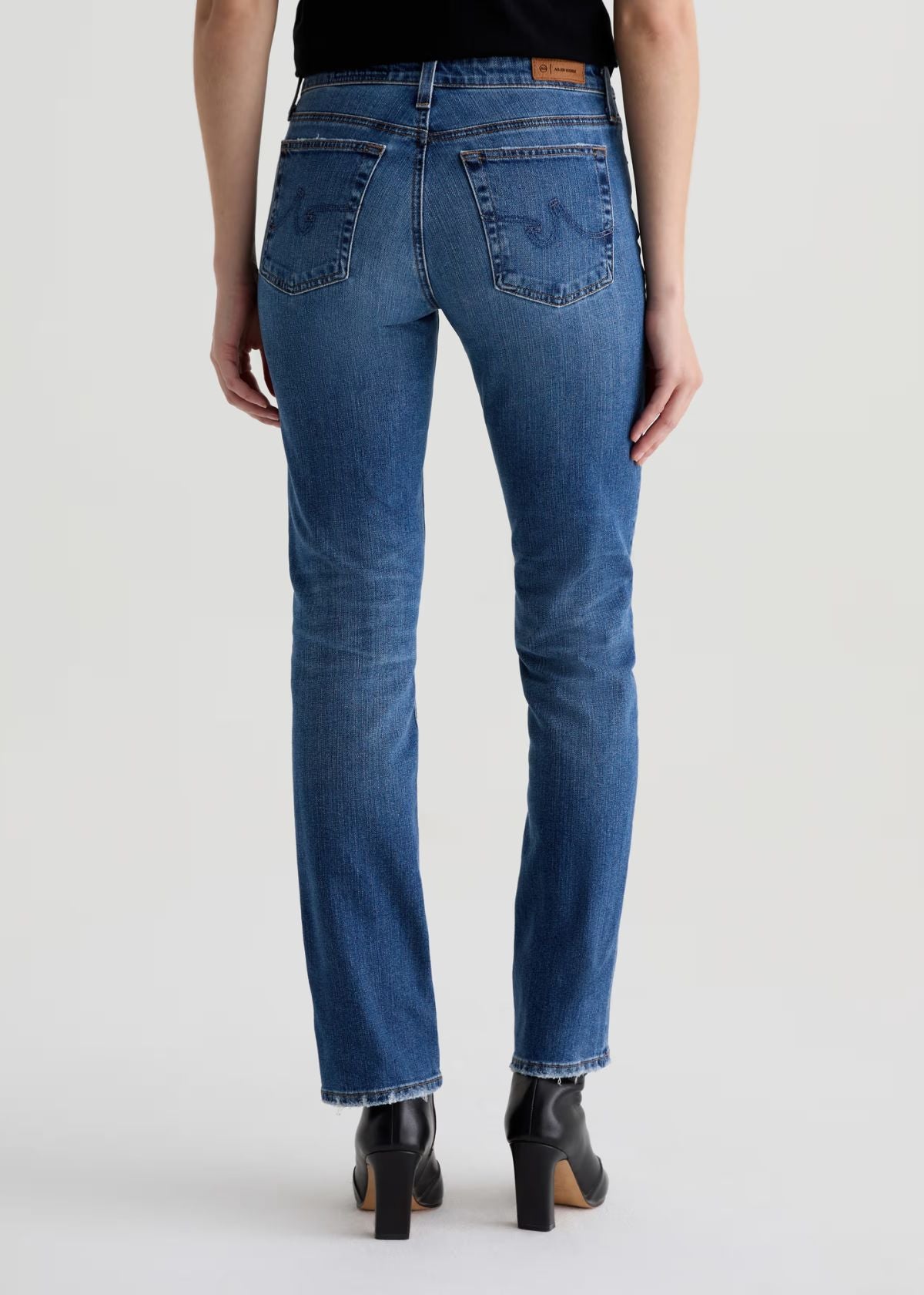 AG Sandra Low Rise Straight Leg Jean - 15 Years Prague