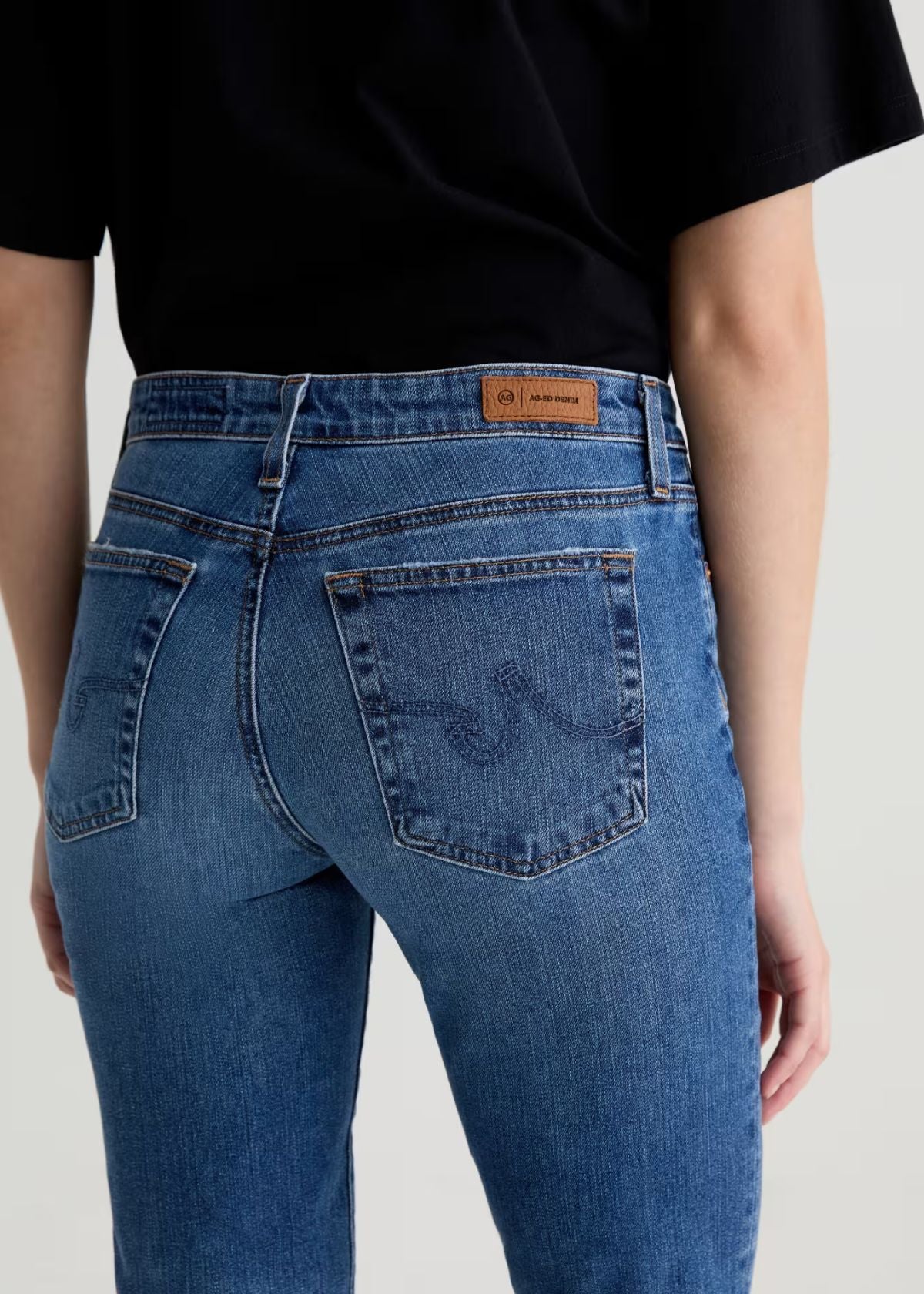 AG Sandra Low Rise Straight Leg Jean - 15 Years Prague