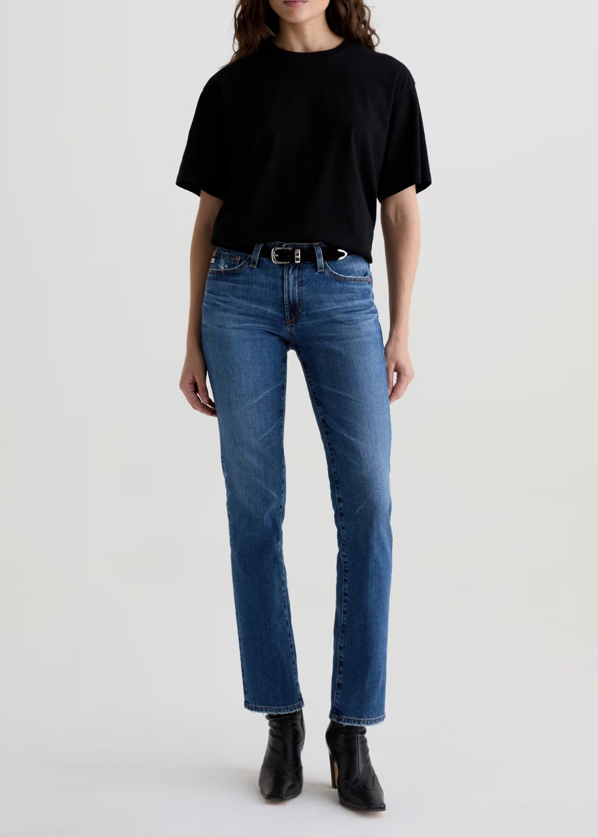 AG Sandra Low Rise Straight Leg Jean - 15 Years Prague