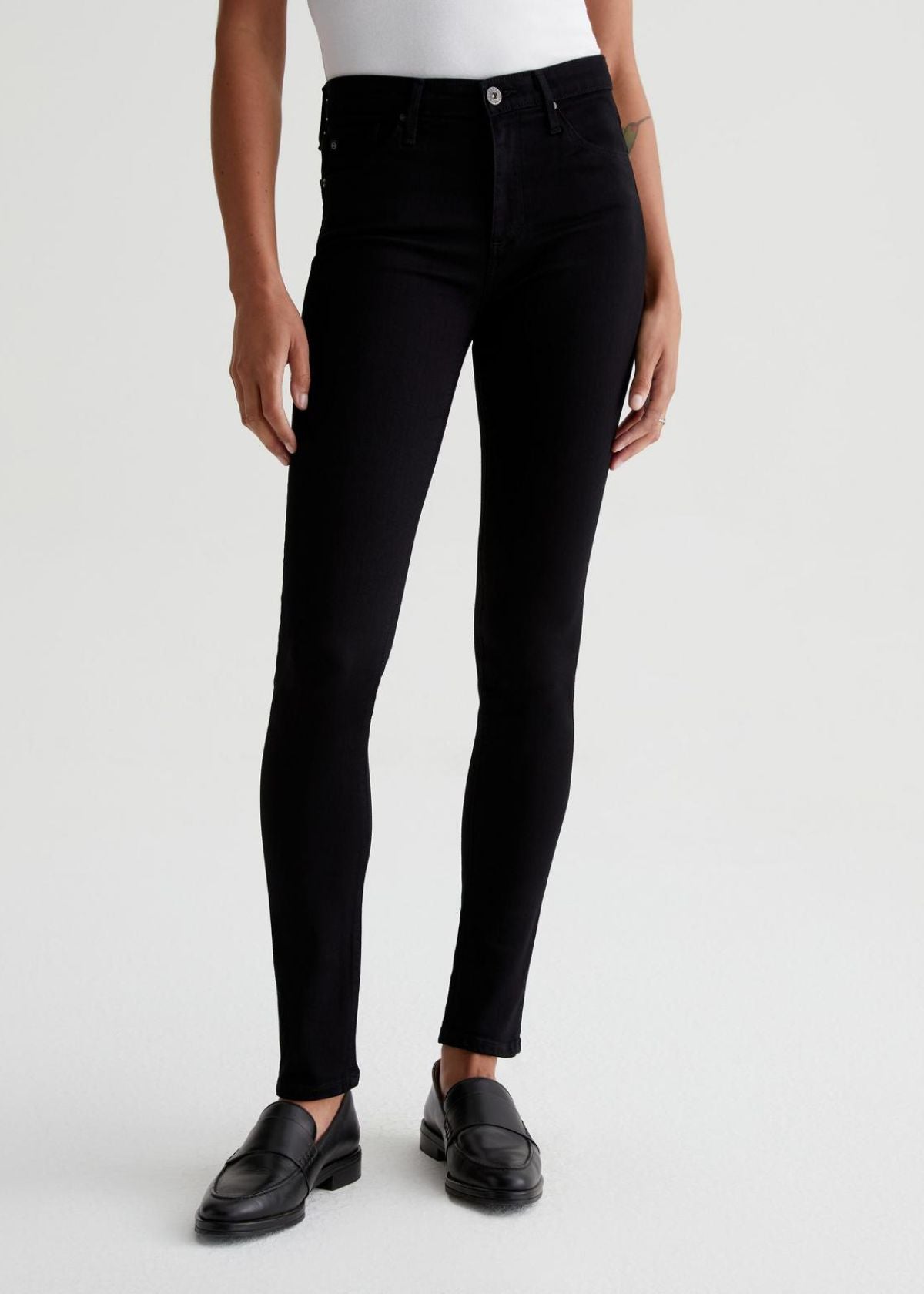 AG Prima Cigarette Leg Jean in Super Black