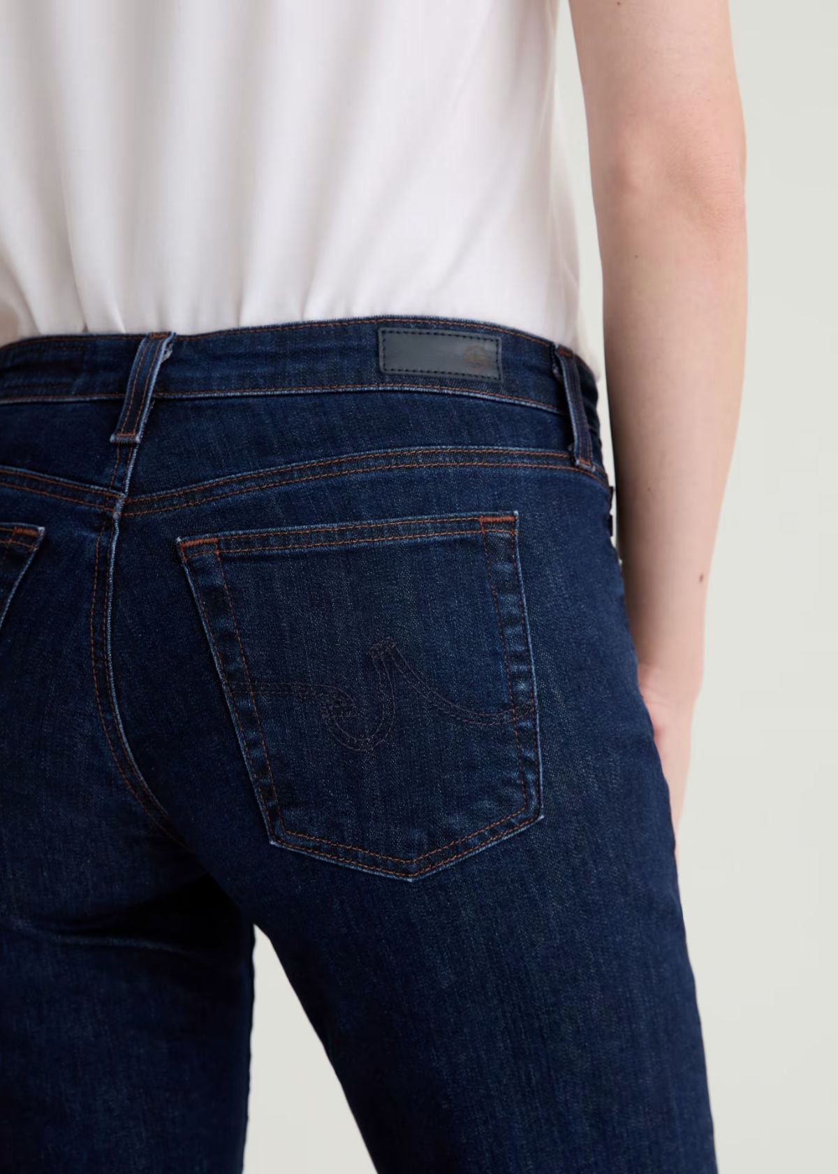 AG Sandra Low Rise Straight Leg Jean - Modern Indigo
