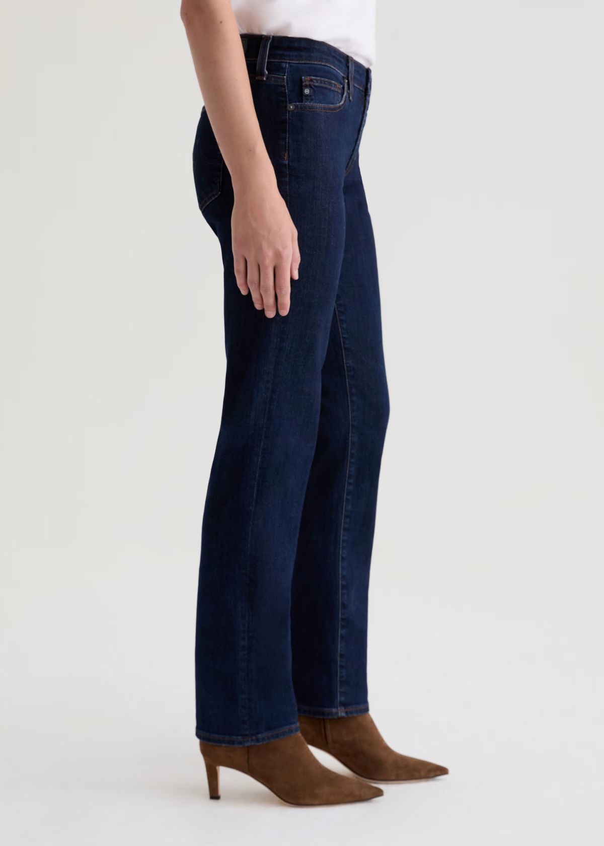 AG Sandra Low Rise Straight Leg Jean - Modern Indigo