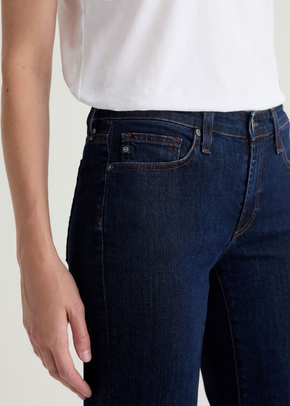 AG Sandra Low Rise Straight Leg Jean - Modern Indigo