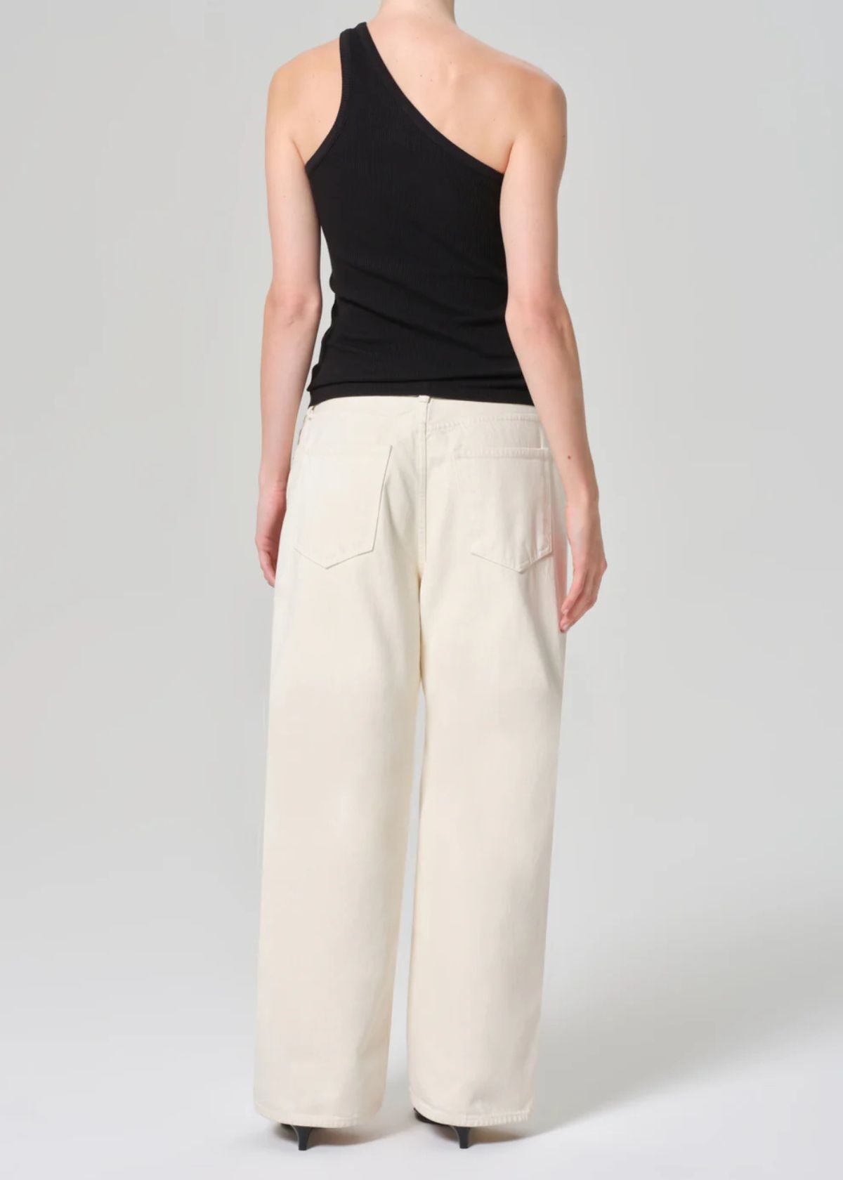 AGOLDE Low Slung Baggy 28" Petite Jean - Solar