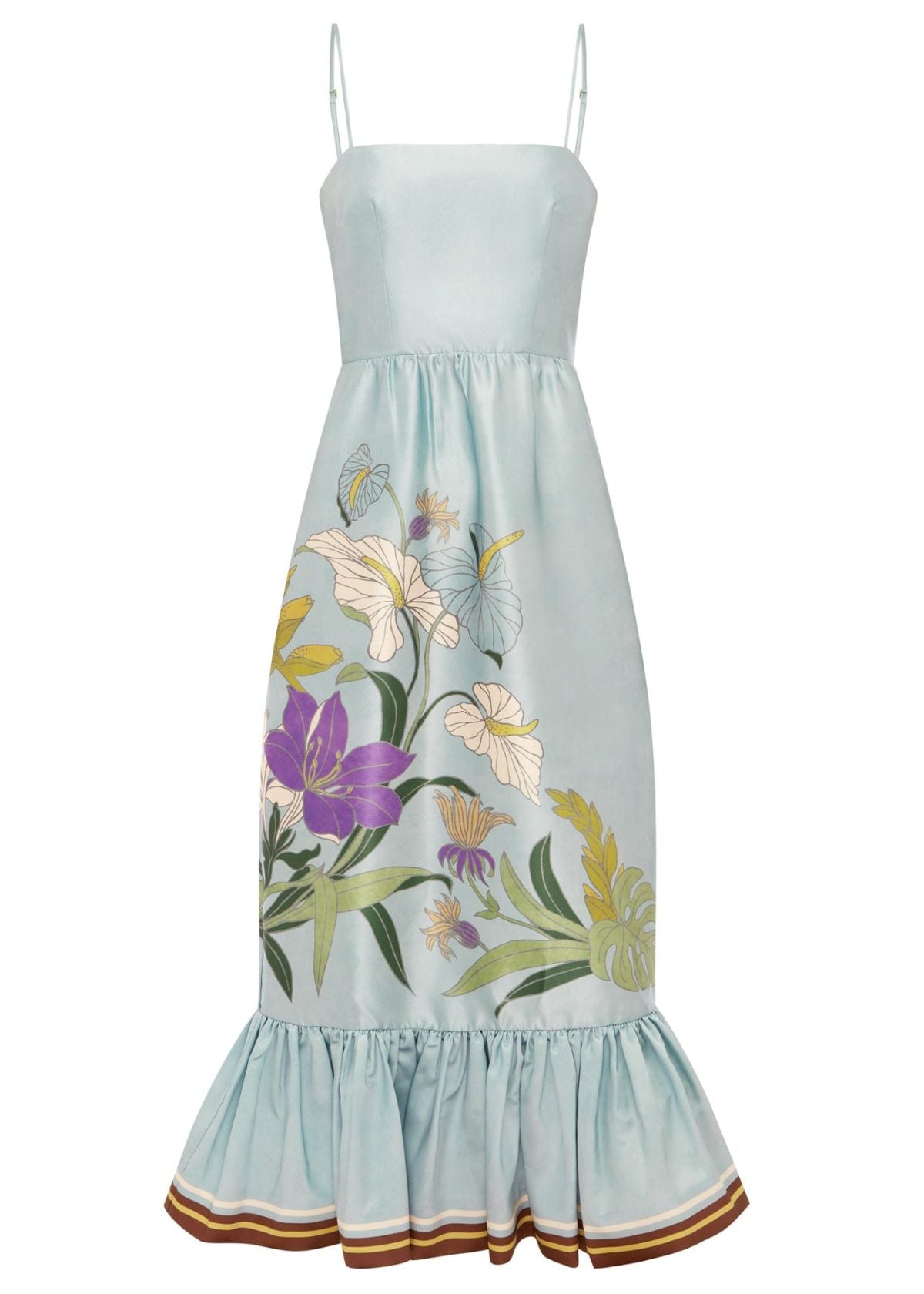 ALEMAIS Alfie Midi Dress - Ice Blue