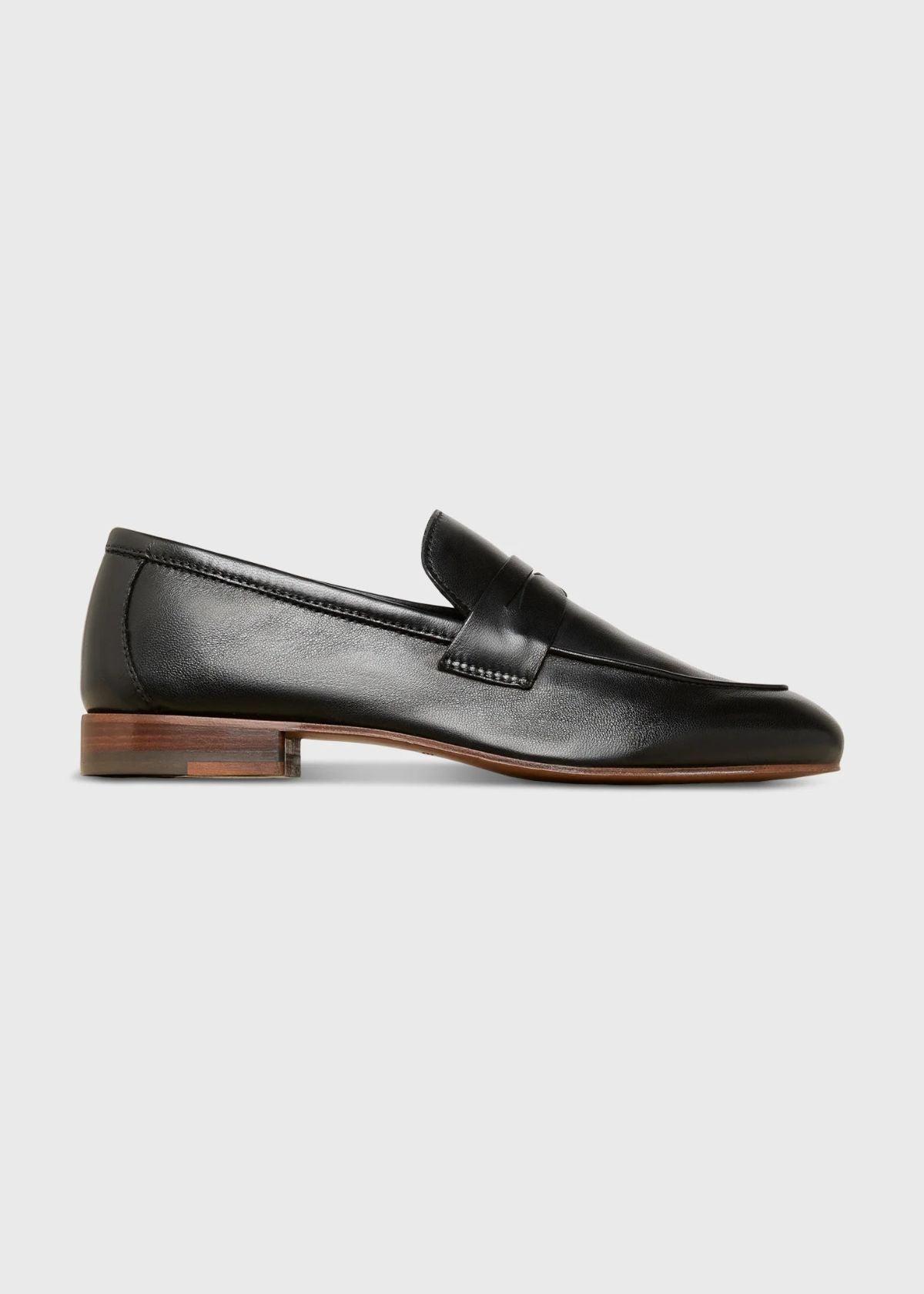 Sid Mashburn Black Leather Loafers Italian Penny Loafer in Chocolate Suede | Shop Sid Mashburn main image 3