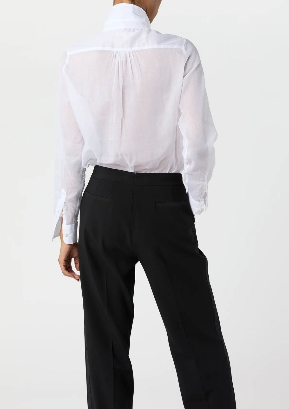 ANN MASHBURN Hattie Top - White Organdy