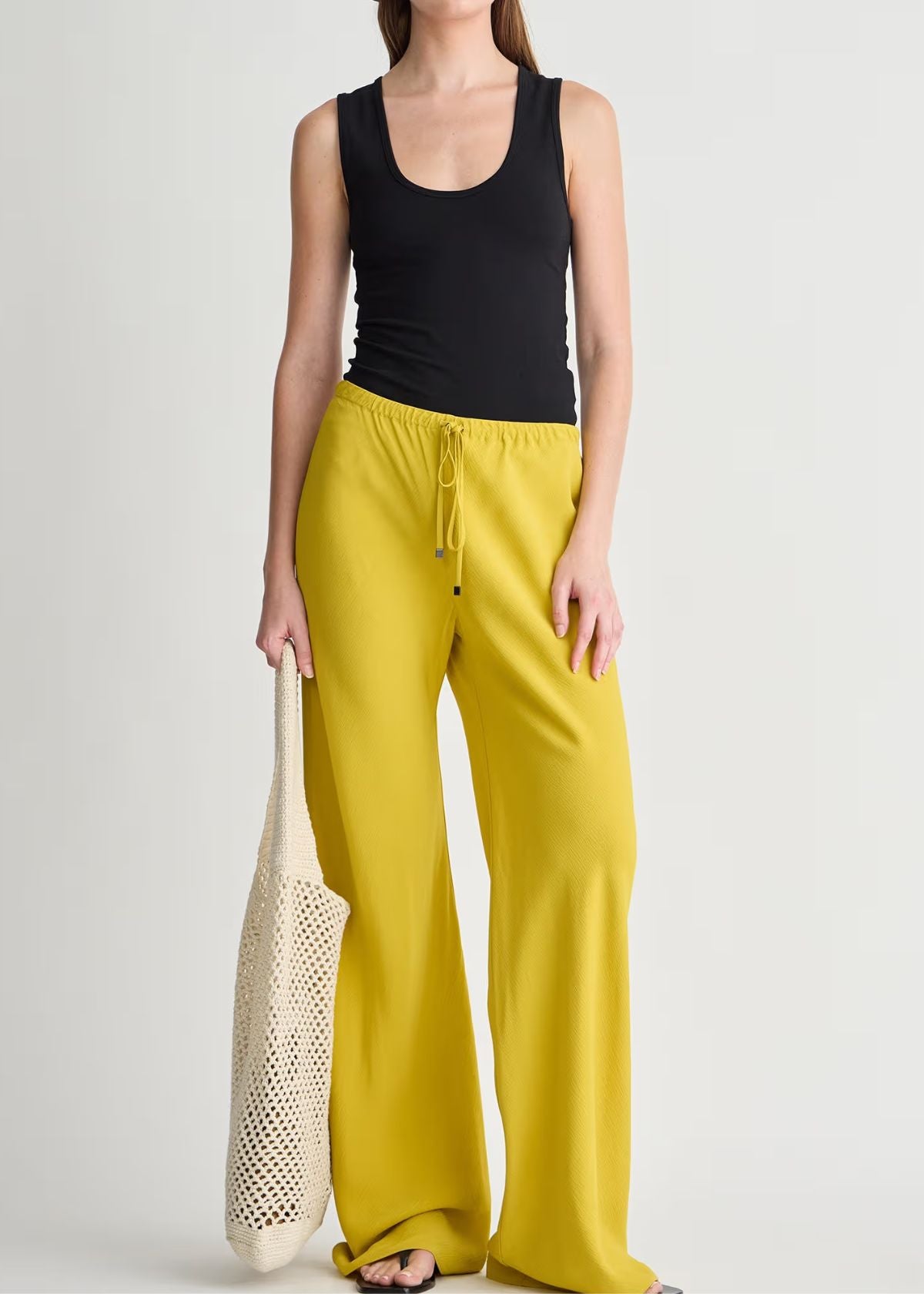 APIECE APART Inka Bias Cut Pant - Goldenrod