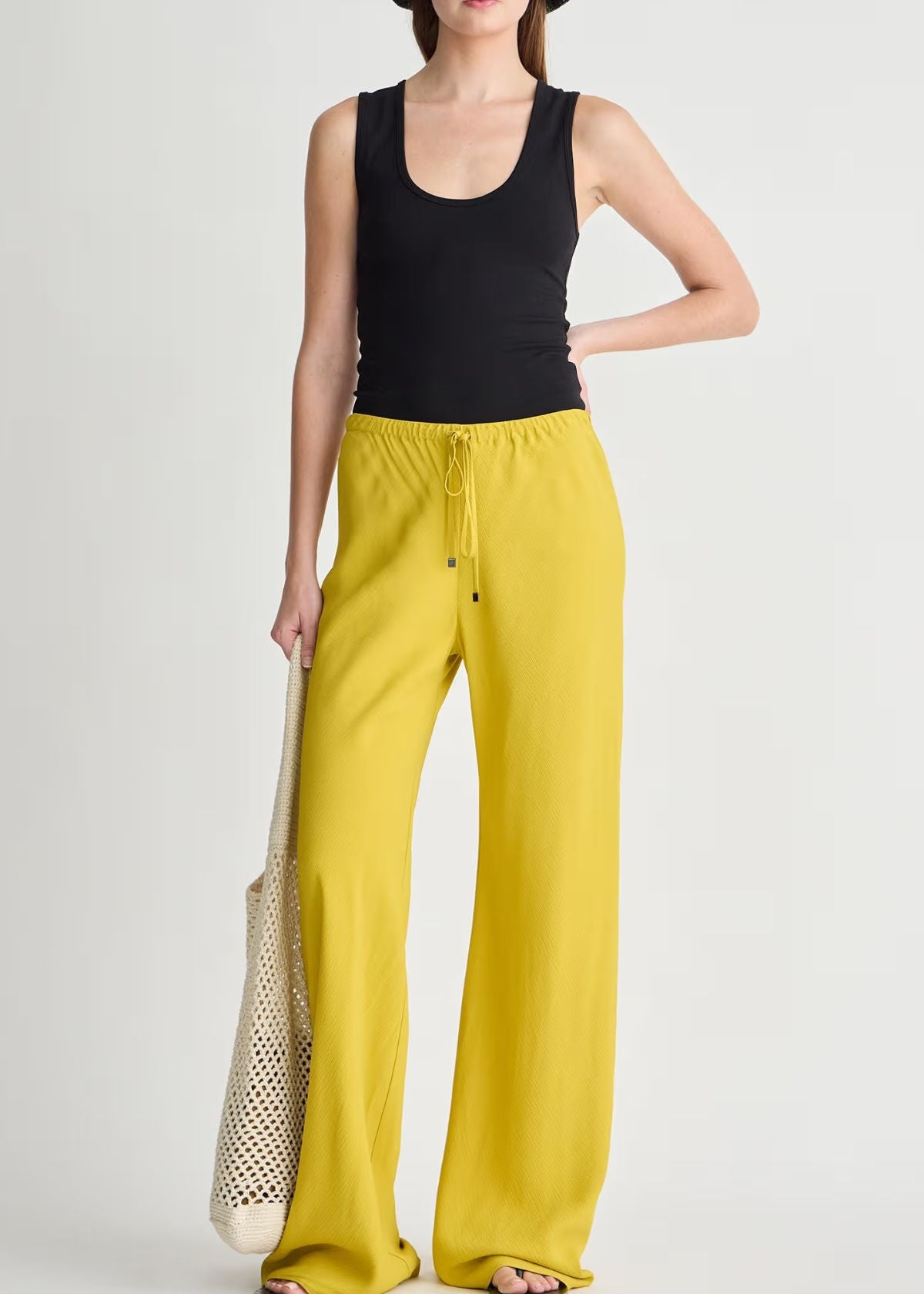 APIECE APART Inka Bias Cut Pant - Goldenrod