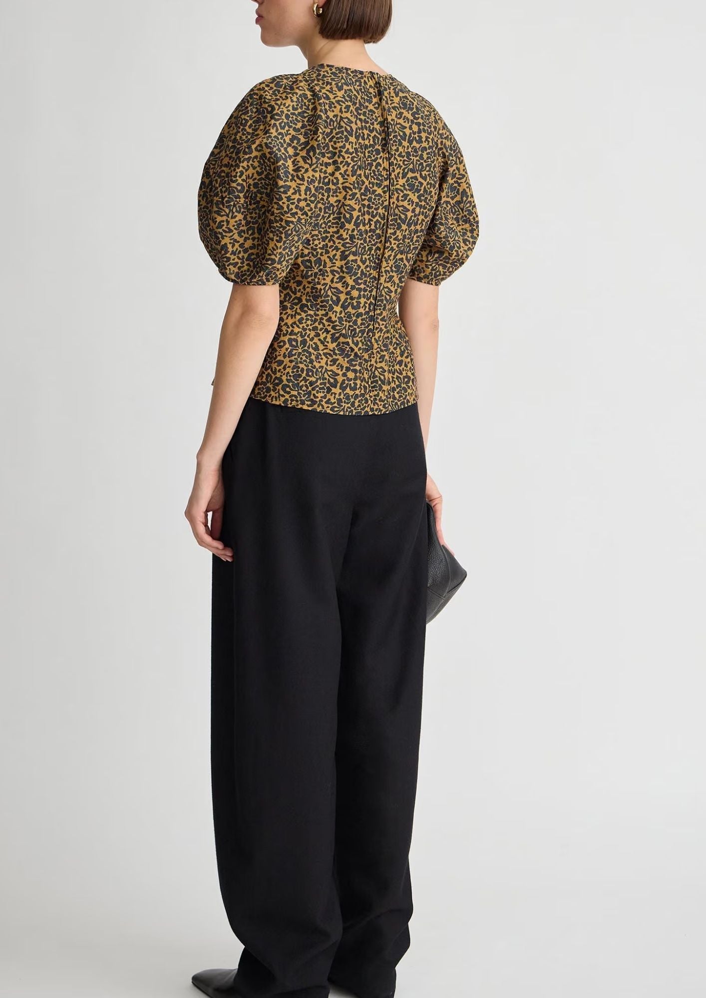 APIECE APART Lino Top - Leo Floral Midnight