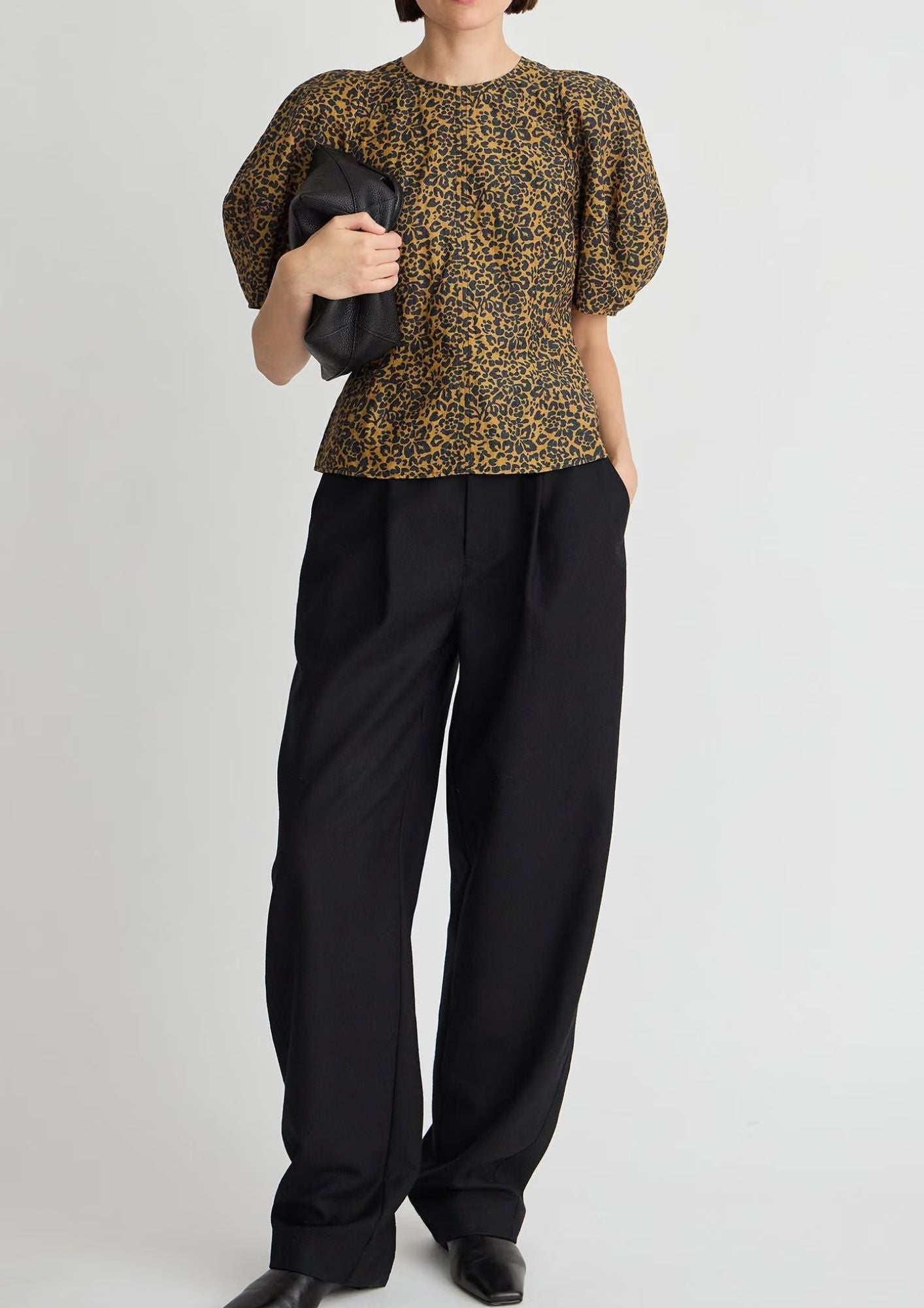 APIECE APART Lino Top - Leo Floral Midnight