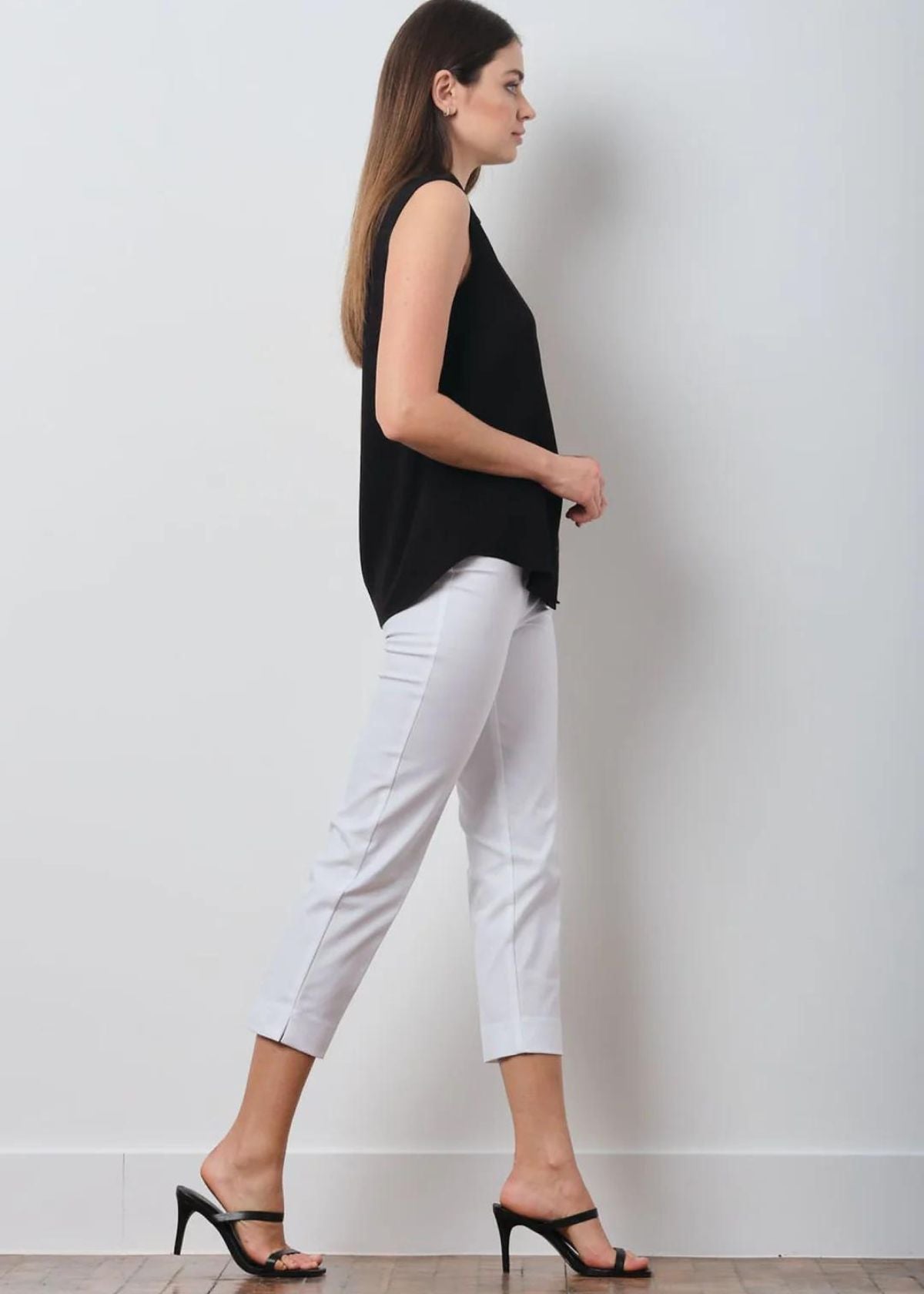 AVENUE MONTAIGNE Brigitte Pant - White