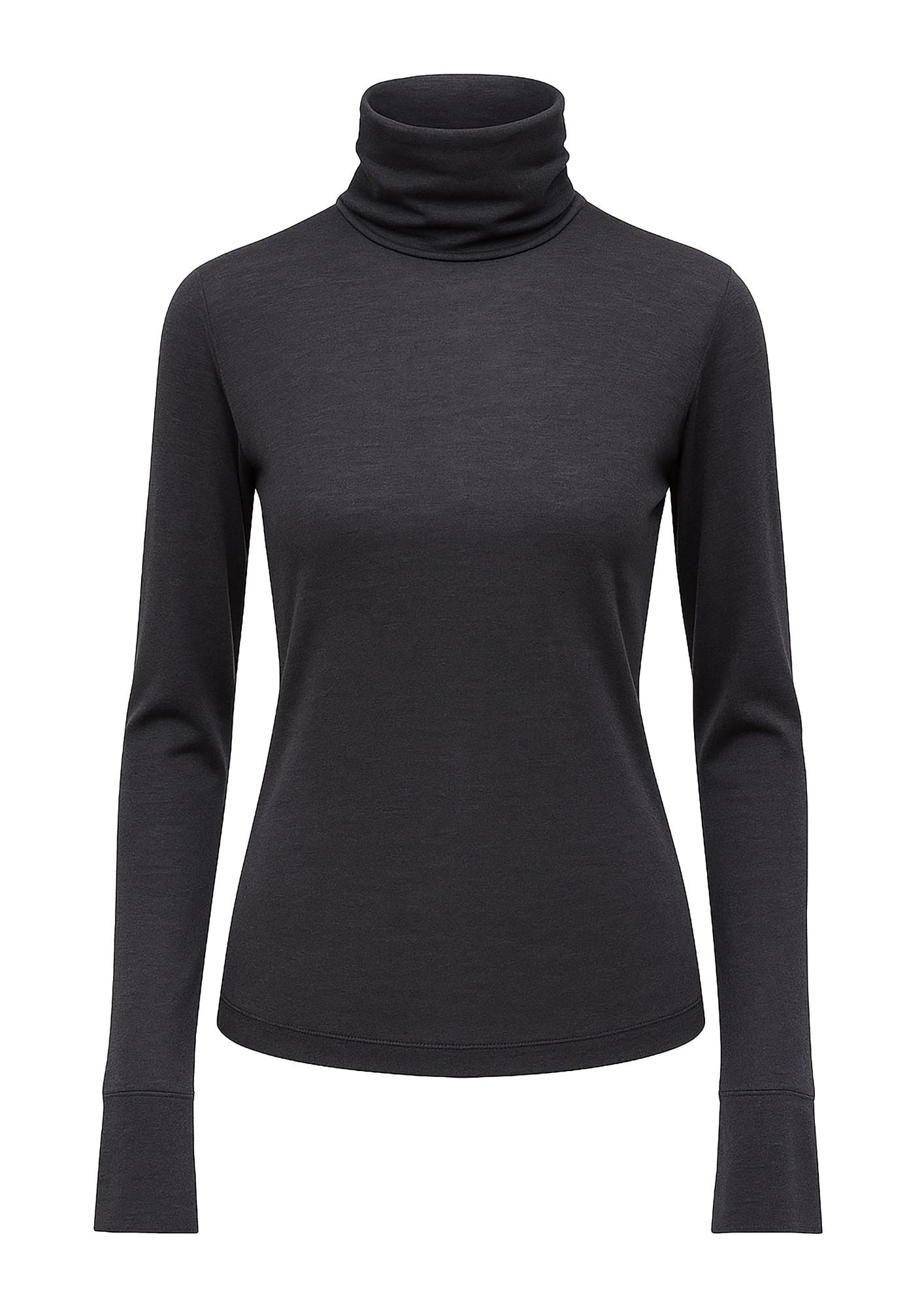 BEATRICE B. Jersey Turtleneck - Black