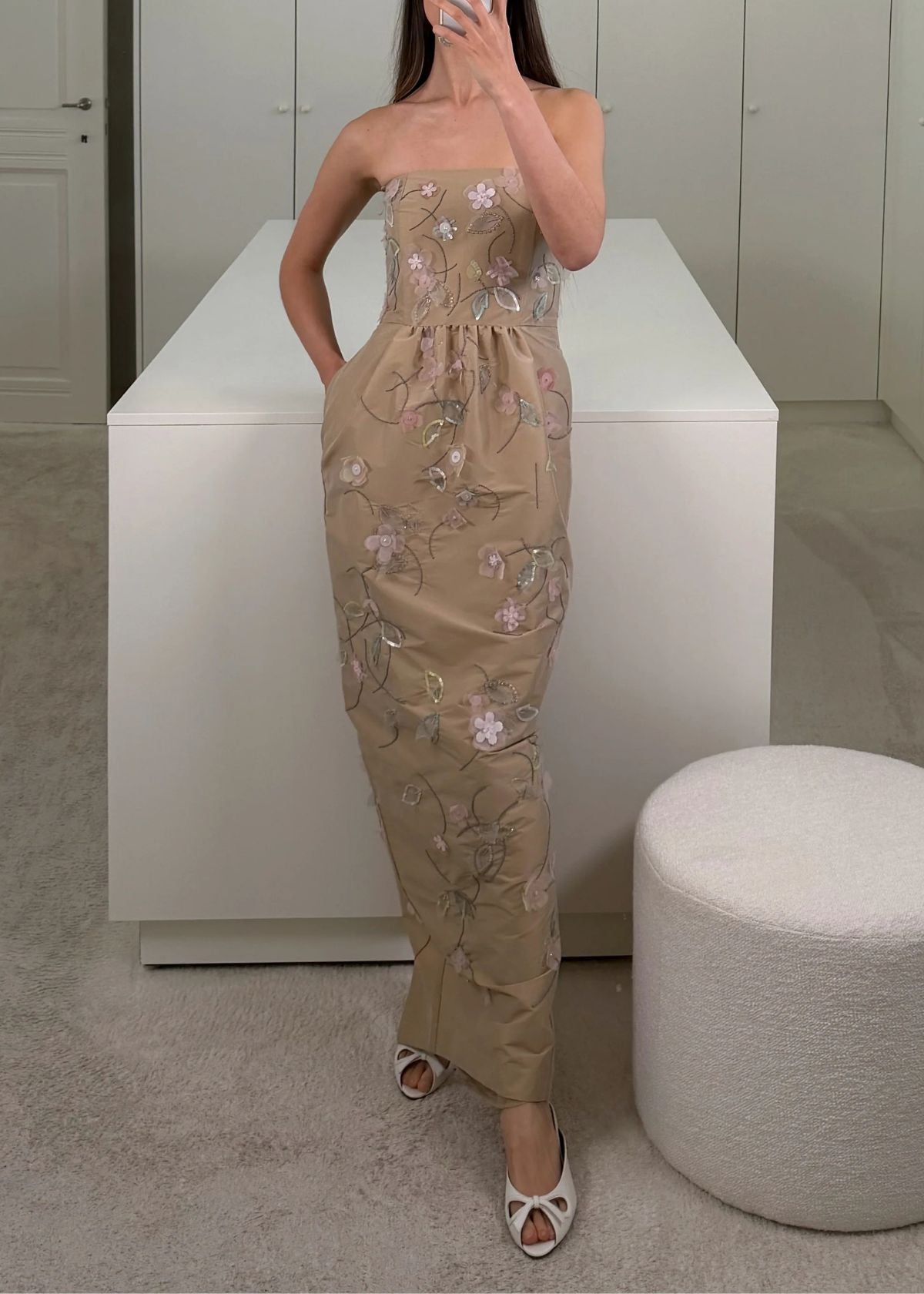 BERNADETTE Embroidered Lena Dress