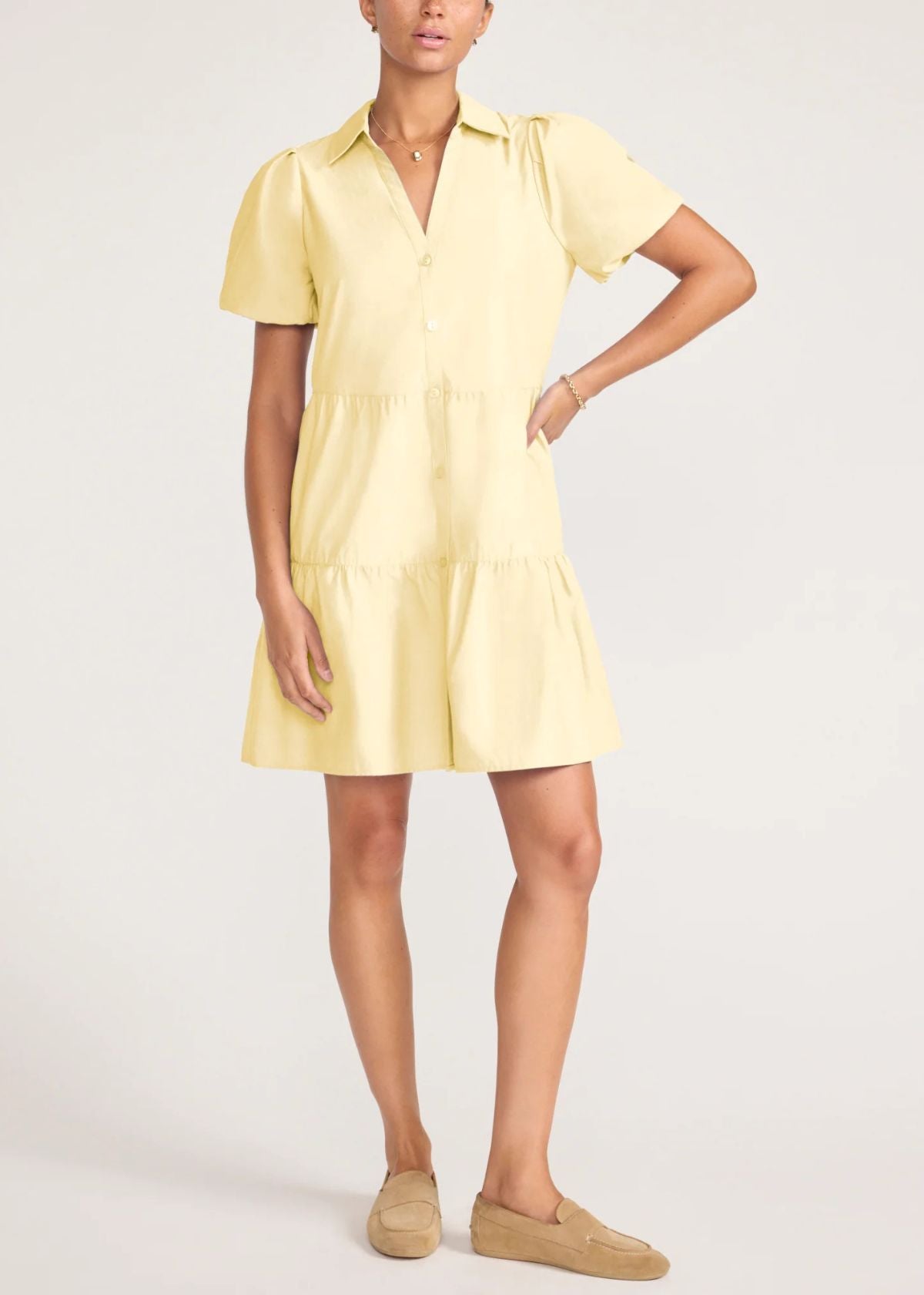 BROCHU WALKER Havana Mini Dress - Anise