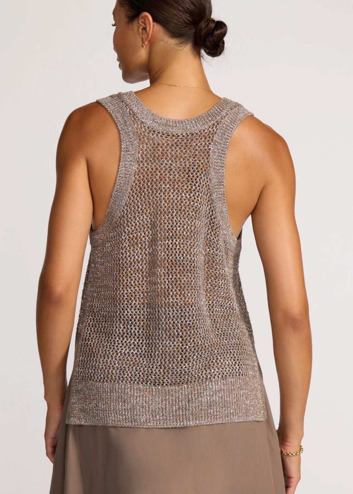 BROCHU WALKER Via Tank Top - Terra Metallic