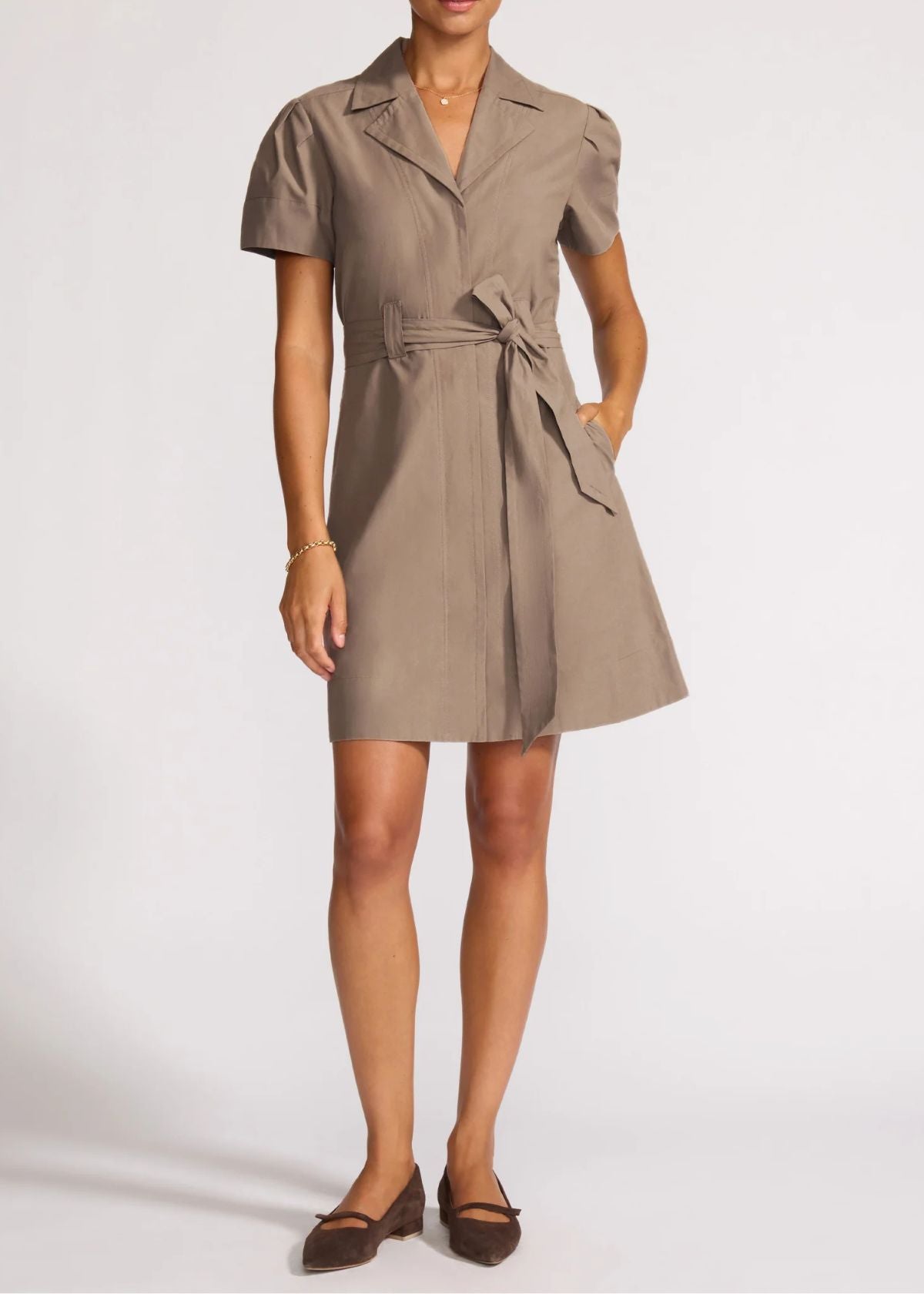 BROCHU WALKER Monaco Dress - Terra