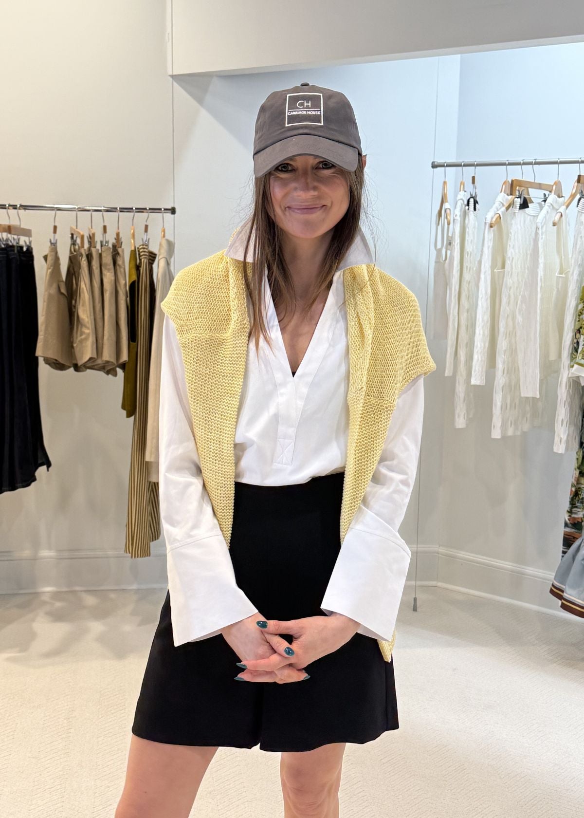 Carriage House Embroidered Baseball Hat - One Size