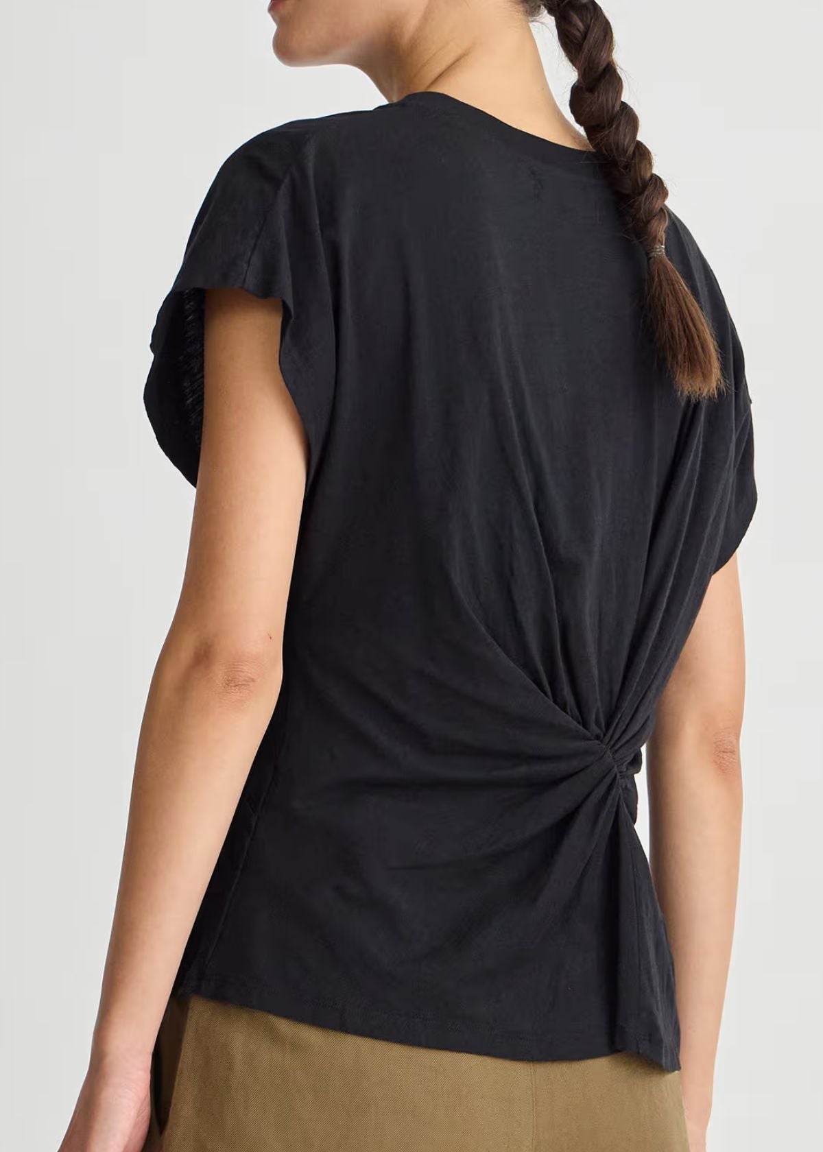 APIECE APART Volta Twist Top - Black