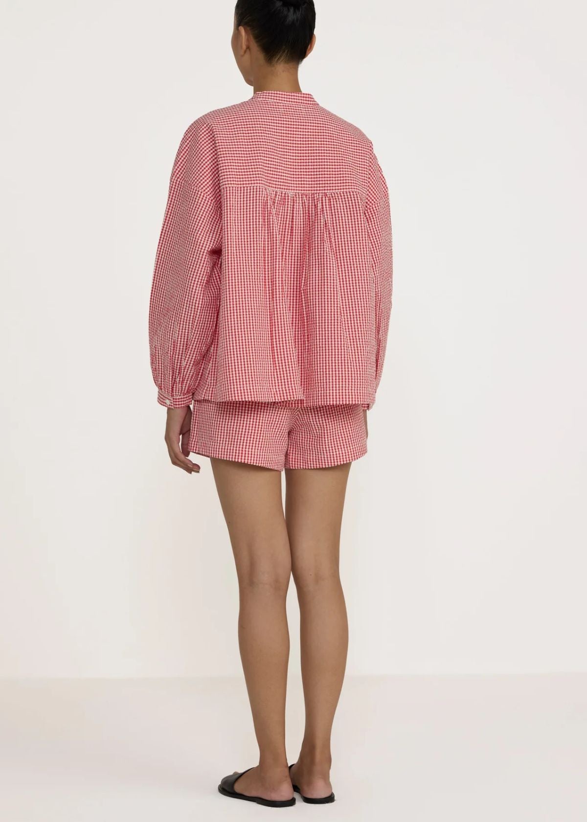 Laude the Label Francoise Top - Poppy Gingham