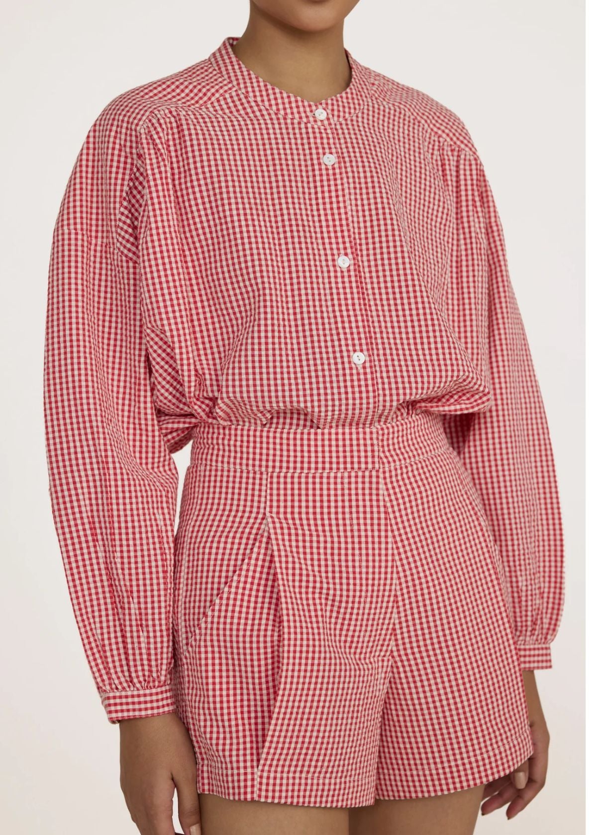 Laude the Label Francoise Top - Poppy Gingham