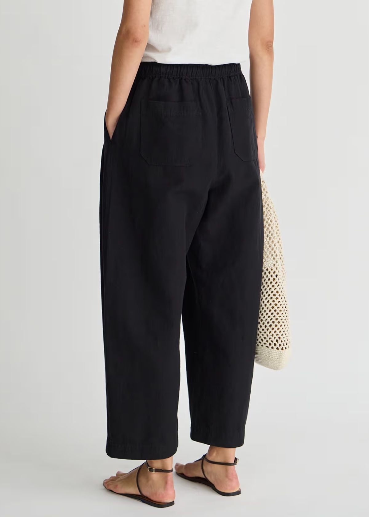 APIECE APART Everyday Pull-on Pant - Black