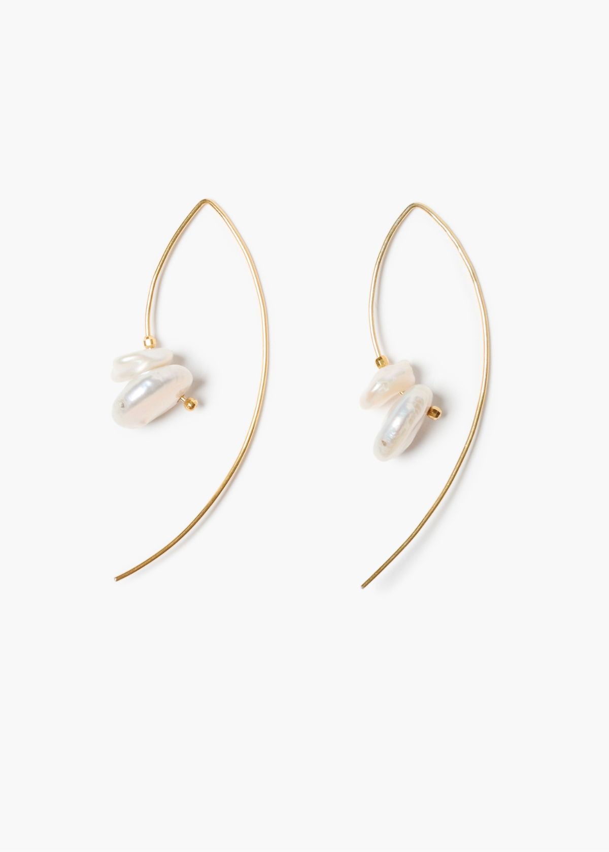Chan Luu White Pearl Earring