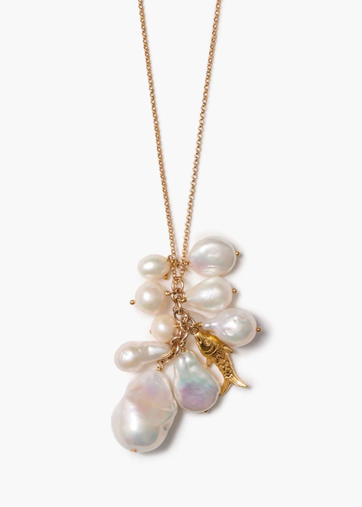 Chan Luu Pond Necklace White Pearl