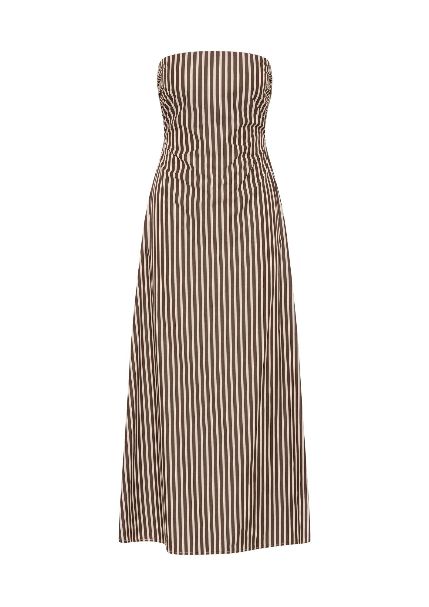 FAITHFULL THE BRAND Casimiro Midi Dress - Rita Stripe Port
