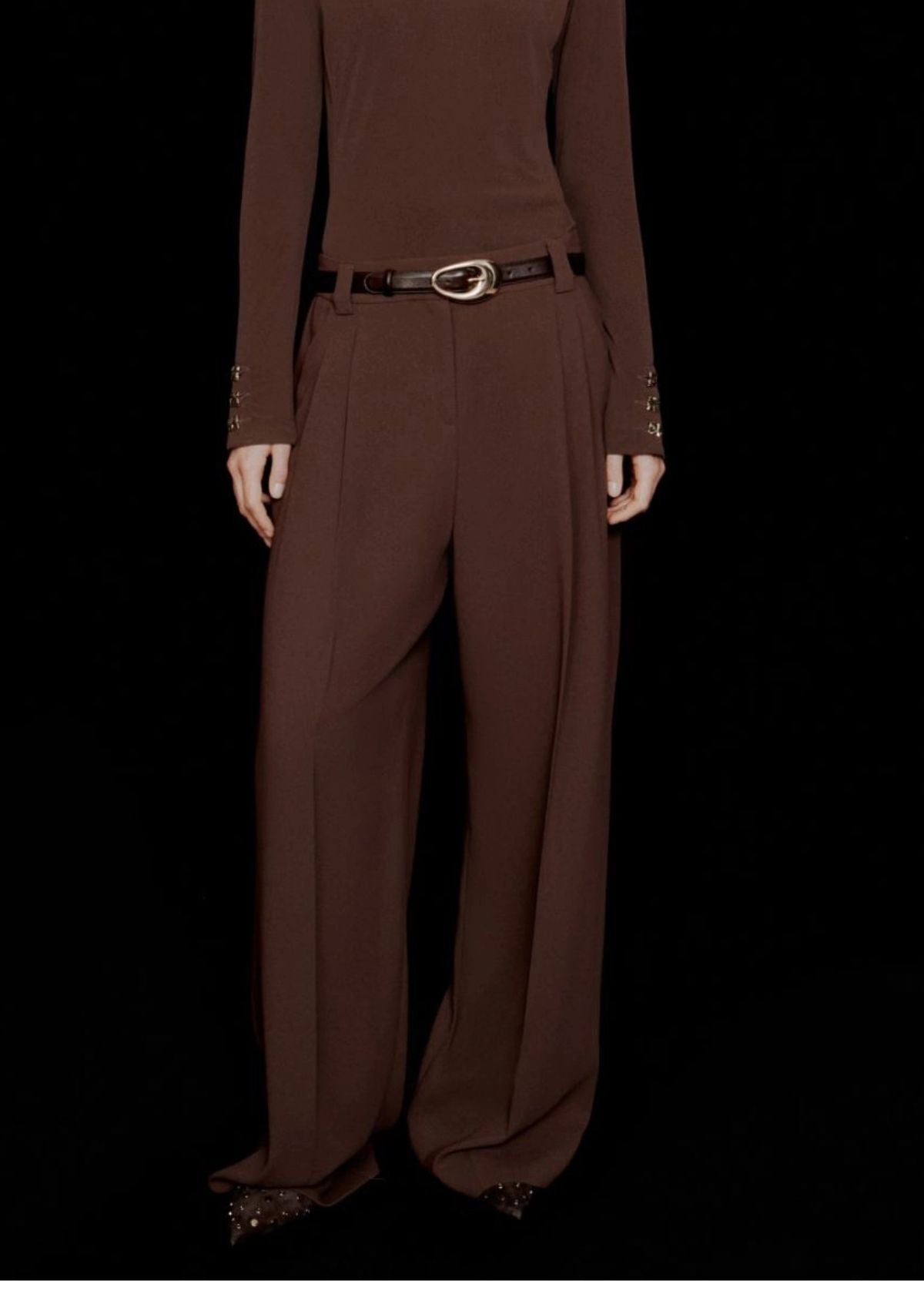 MARELLA Straight Fit Trouser - Brown