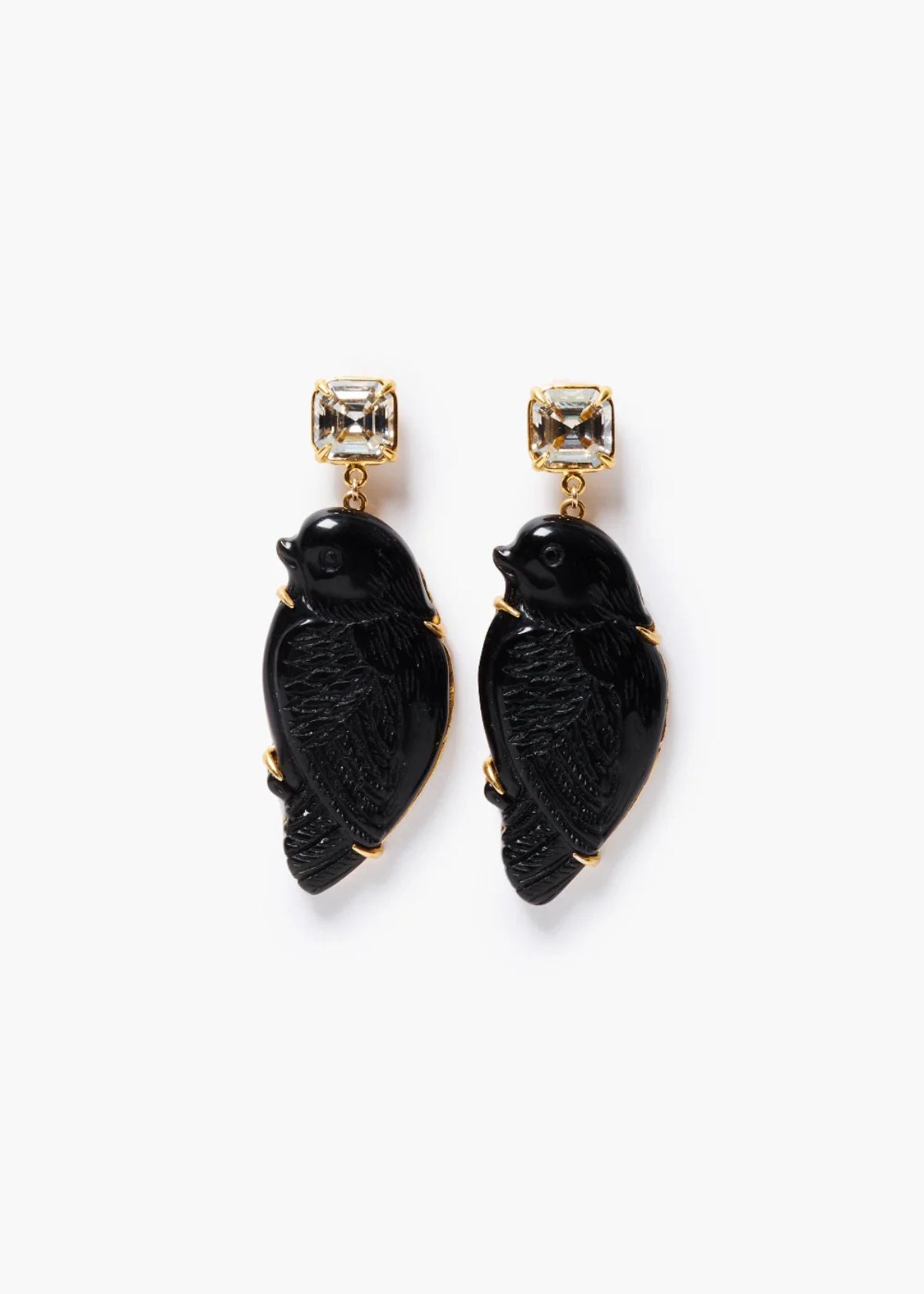CHAN LUU Dove Earring - Black Obsidian