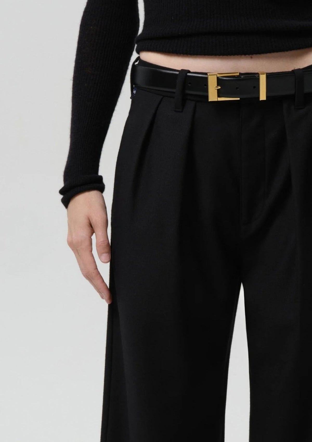 CITIZENS OF HUMANITY Ines Italian Virgin Wool Pant - Black
