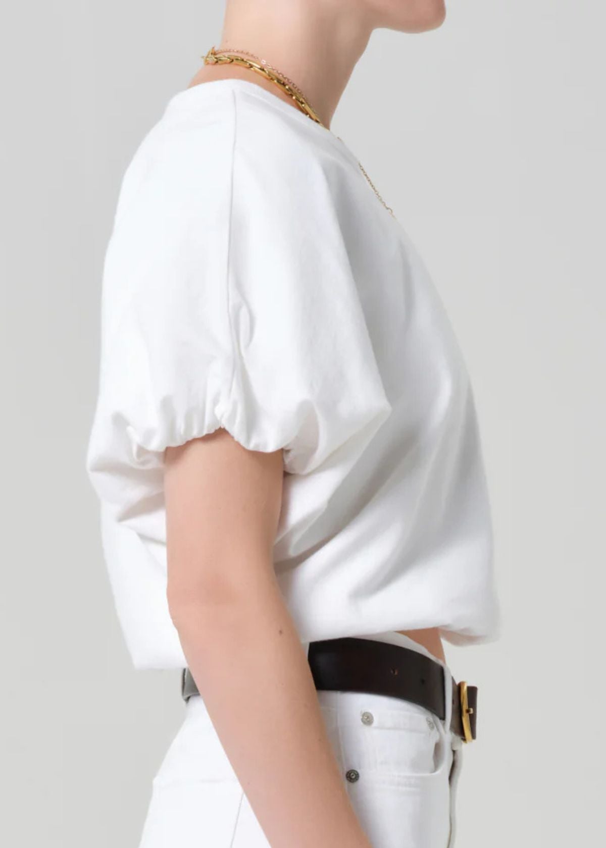 Citizens of Humanity Gia Bubble Tee - Soft White
