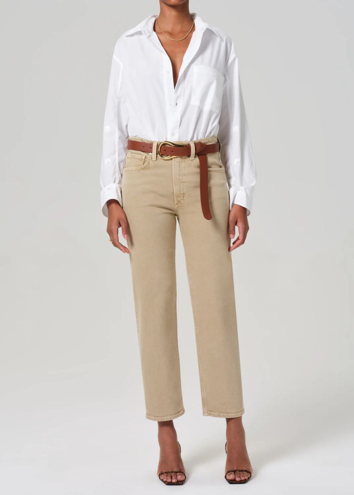 CITIZENS OF HUMANITY Palma Straight Leg Jean - Hempseed