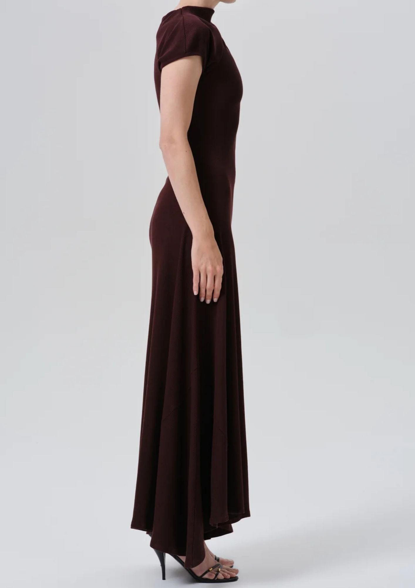 CITIZENS OF HUMANITY Kira Sculptural Dress - Mahogany