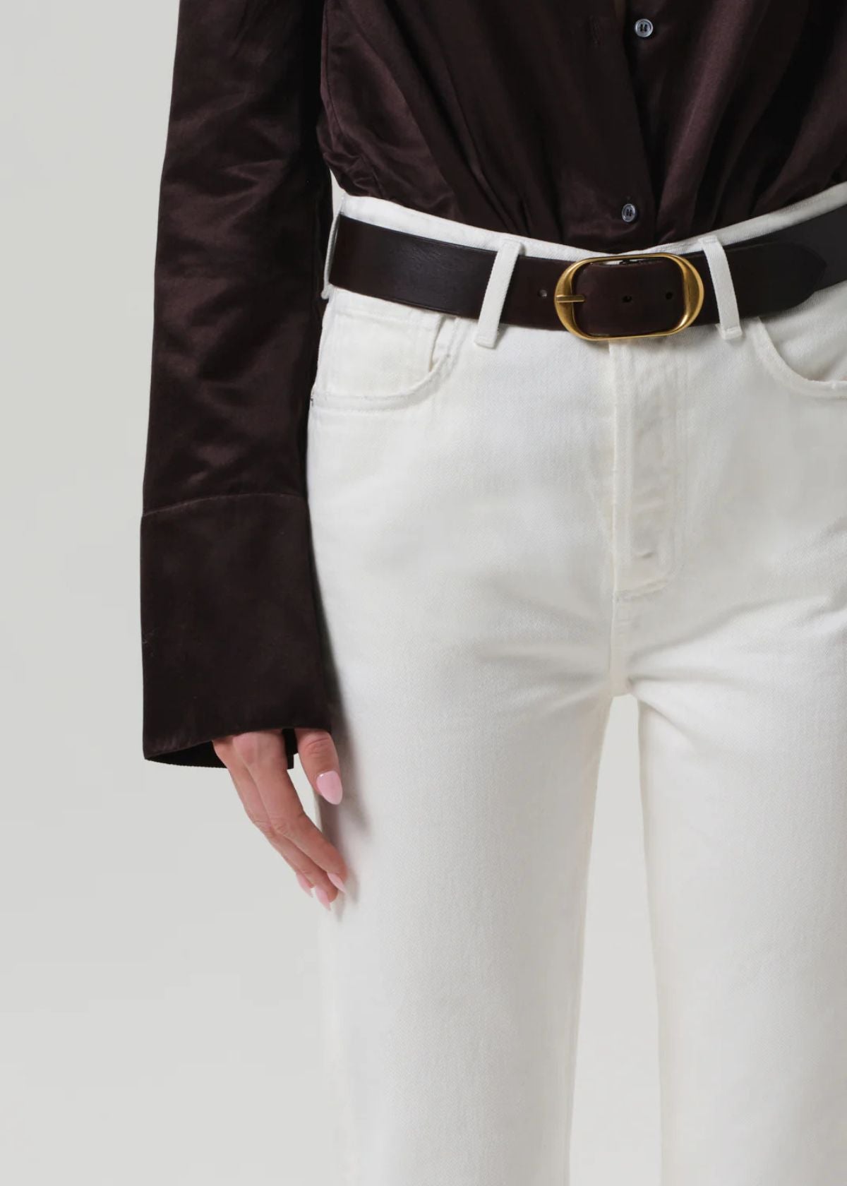 CITIZENS OF HUMANITY Blaine High Rise Straight Leg Jean - Pashmina