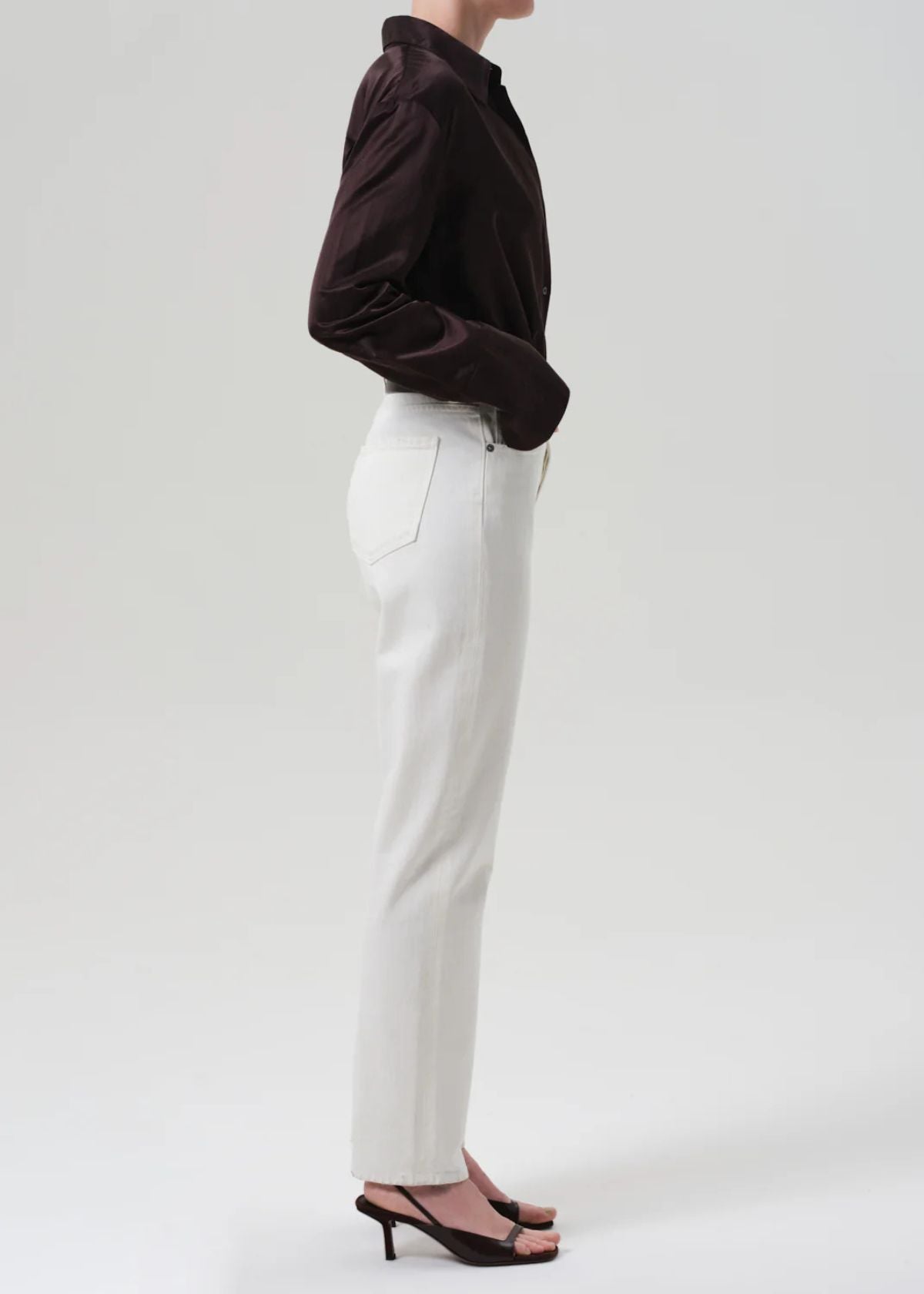 CITIZENS OF HUMANITY Blaine High Rise Straight Leg Jean - Pashmina