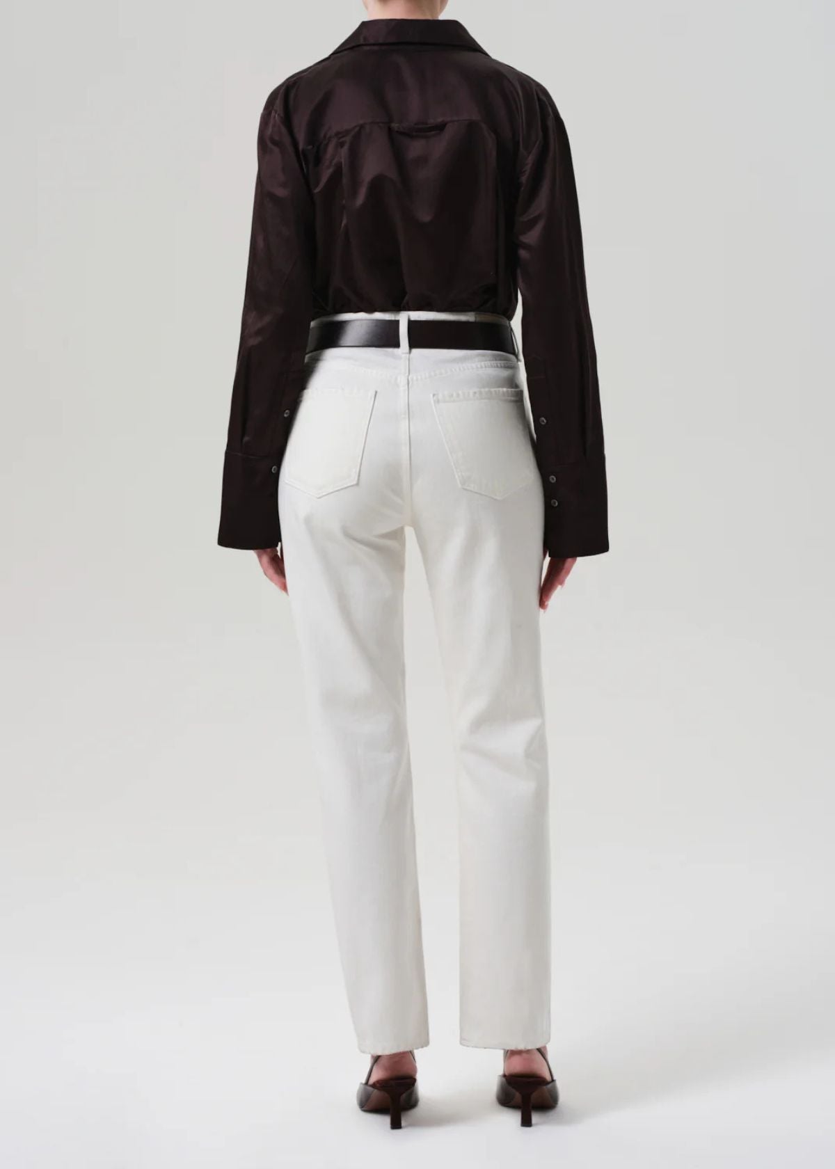 CITIZENS OF HUMANITY Blaine High Rise Straight Leg Jean - Pashmina