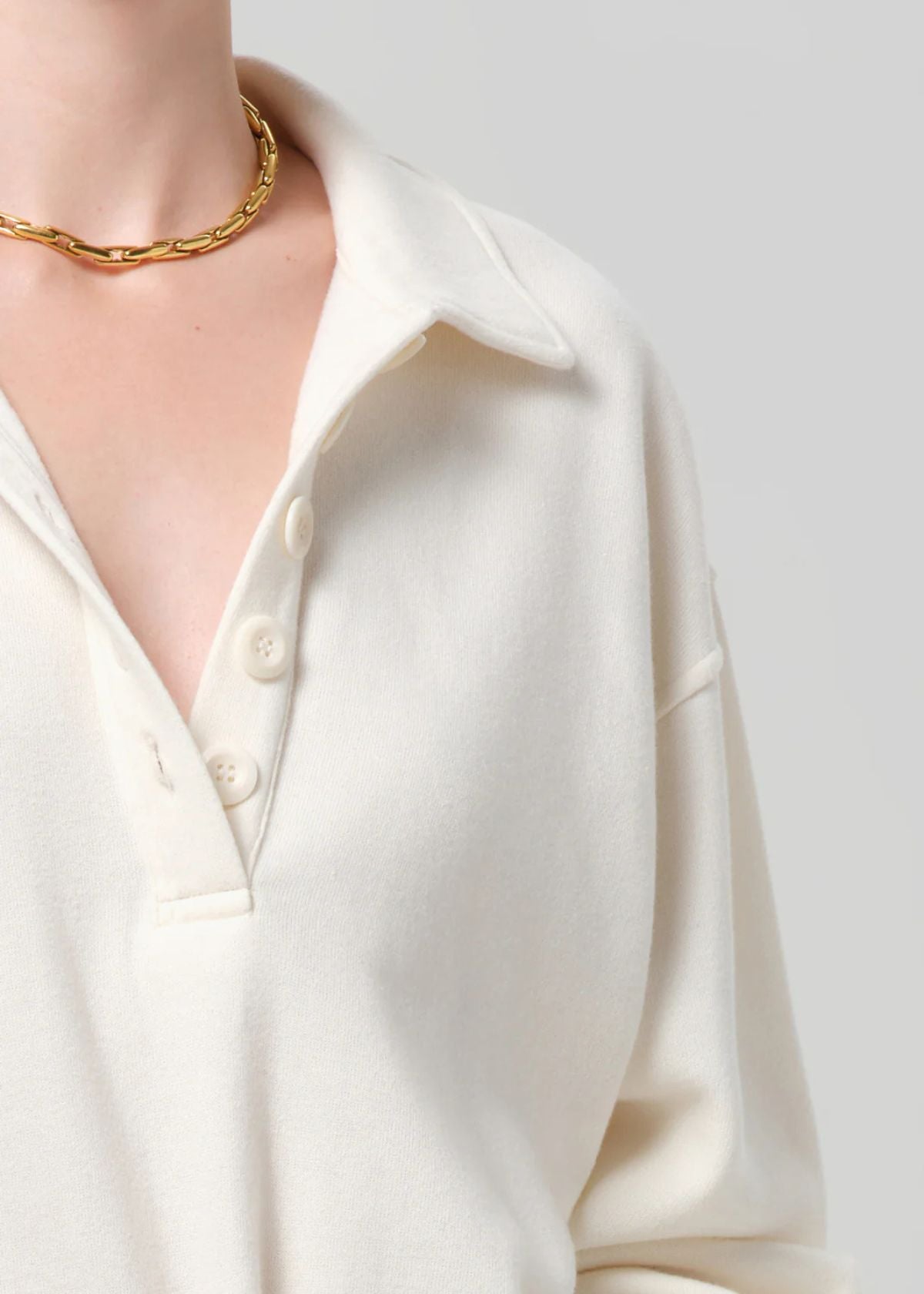 CITIZENS OF HUMANITY Vintage Polo Top - Pashmina