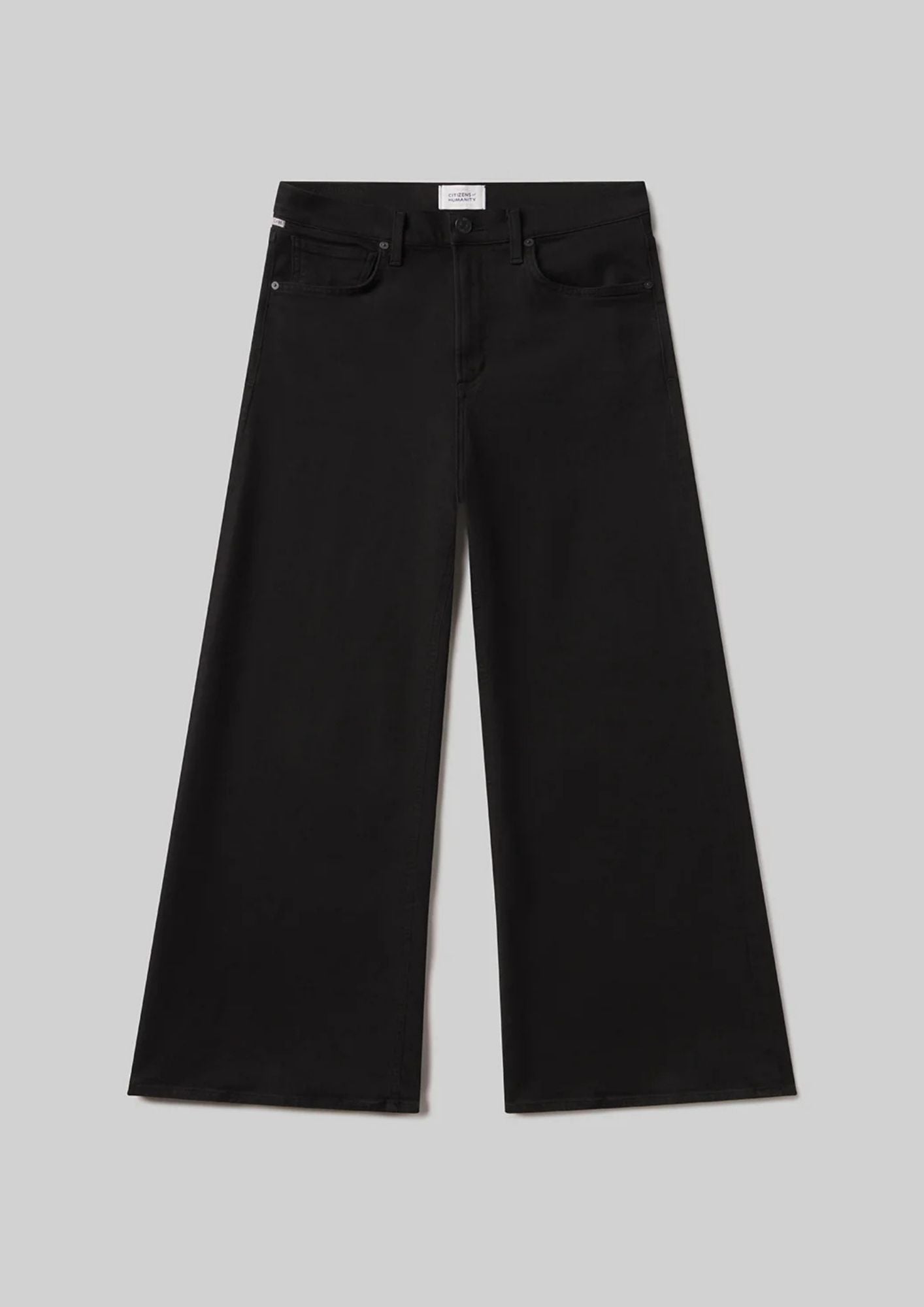 CITIZENS OF HUMANITY Lyra Long Wide Leg - Plush Black