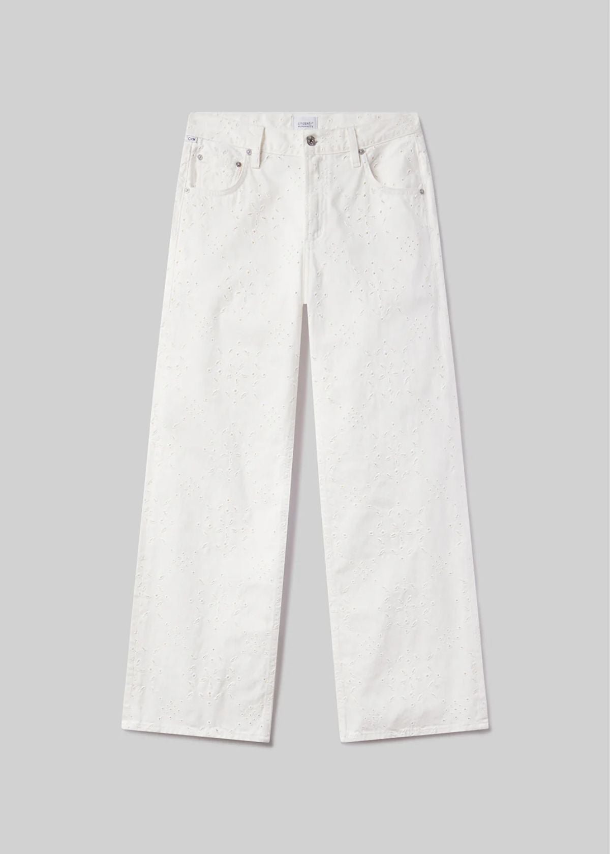 CITIZENS OF HUMANITY Lindz Easy Straight Leg Jean - Blanc
