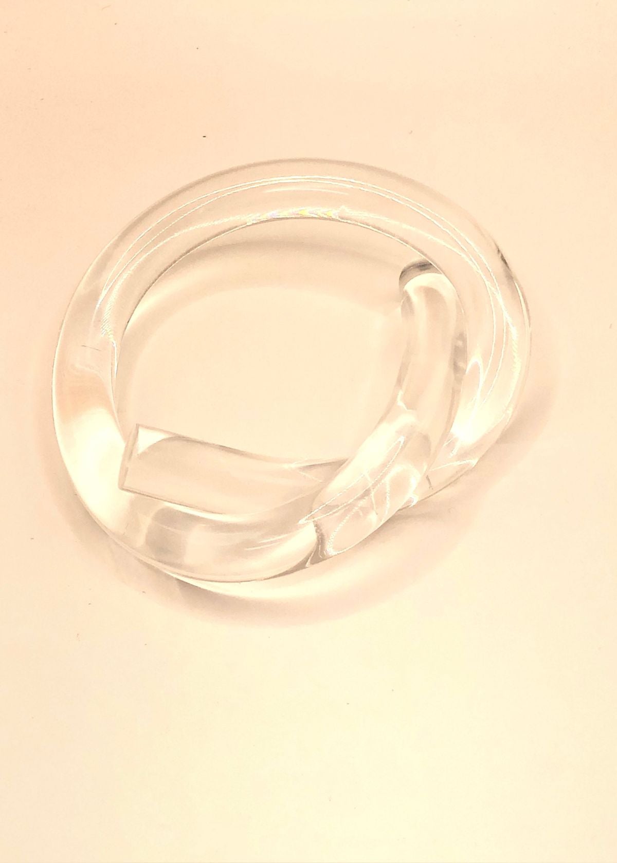 COREY MORANIS Thick Knot Bracelet - Clear