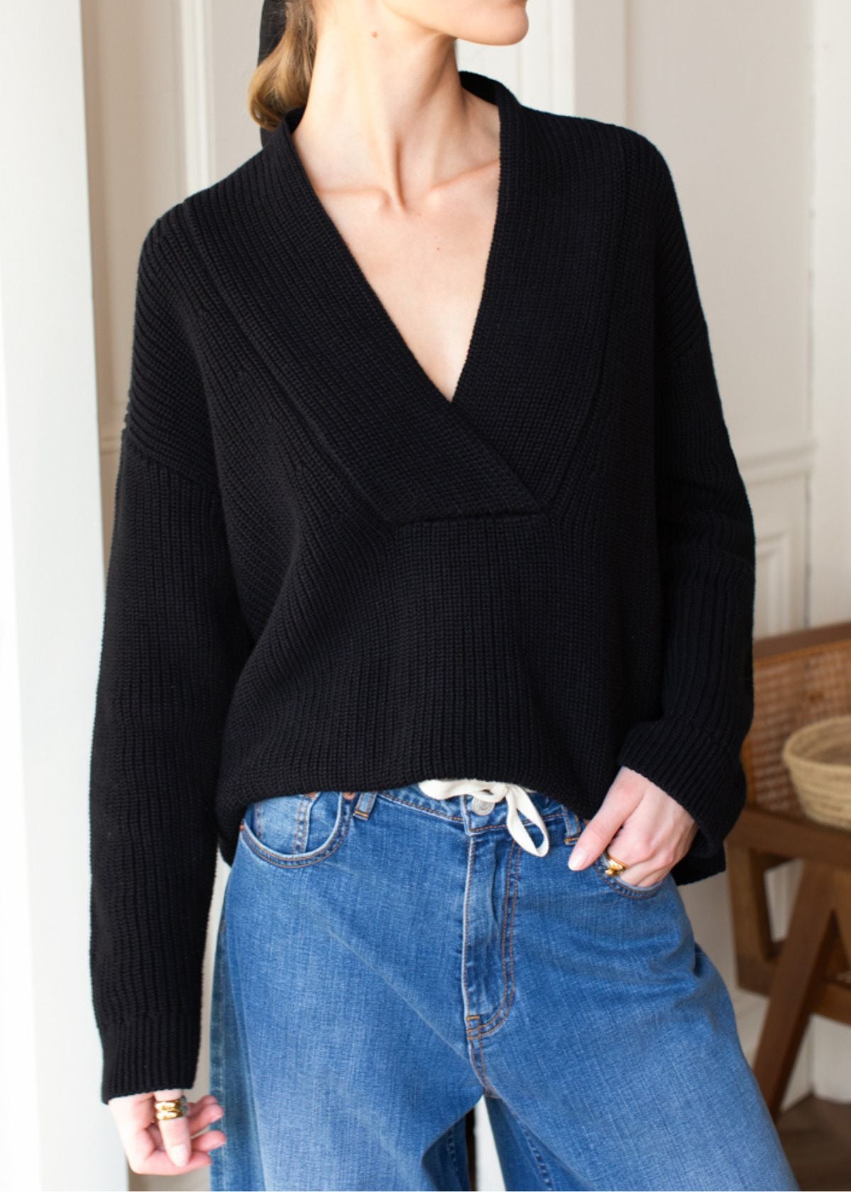 EMERSON FRY Harlow Sweater - Black