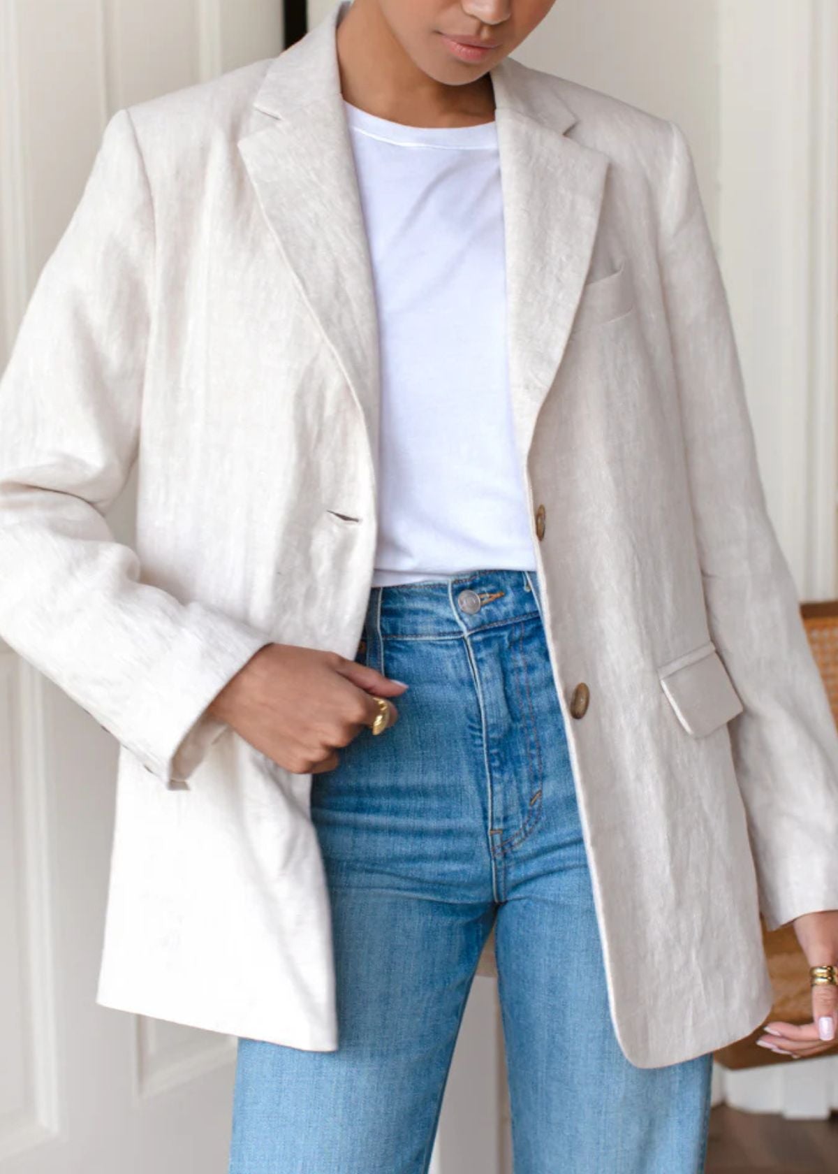EMERSON FRY Atelier Blazer - Beach Linen