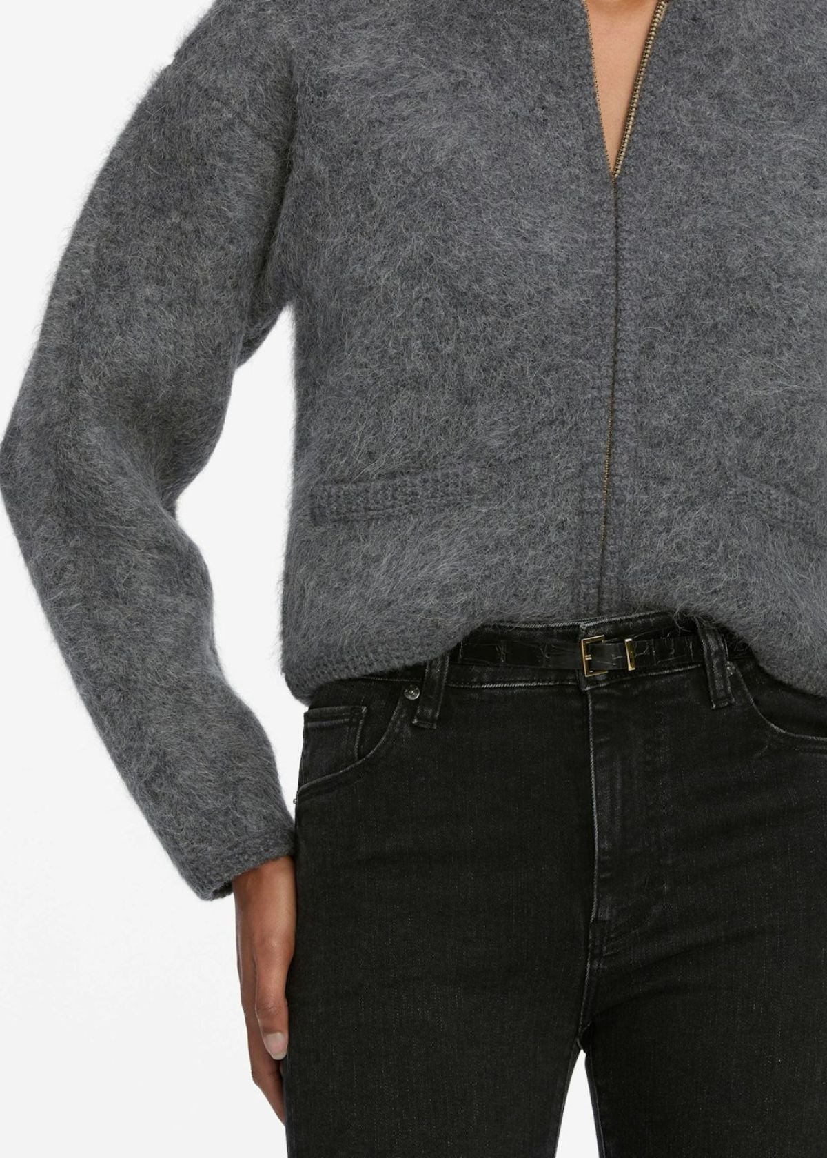 FRAME The Reboot High Rise Bootcut Jean - Meteor